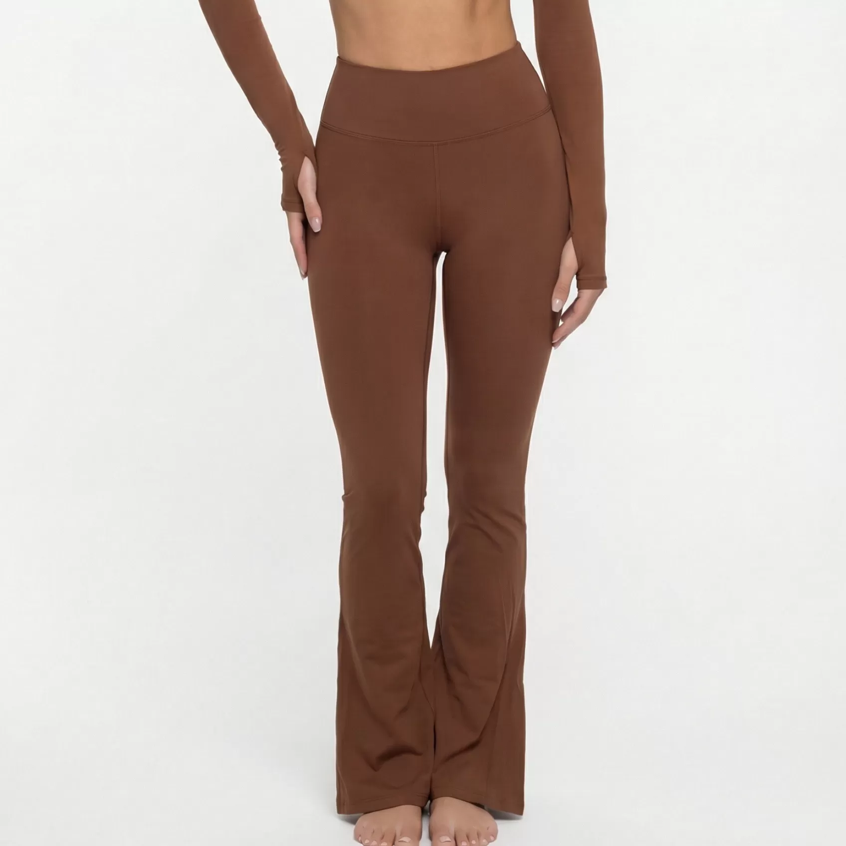 Yoga Sports Wear Long Sleeves Tops Pants Two Pieces Set Ropa Gym Tracksuits Workout Pants Yoga Bras Underwear Womens Clothing FGB8836