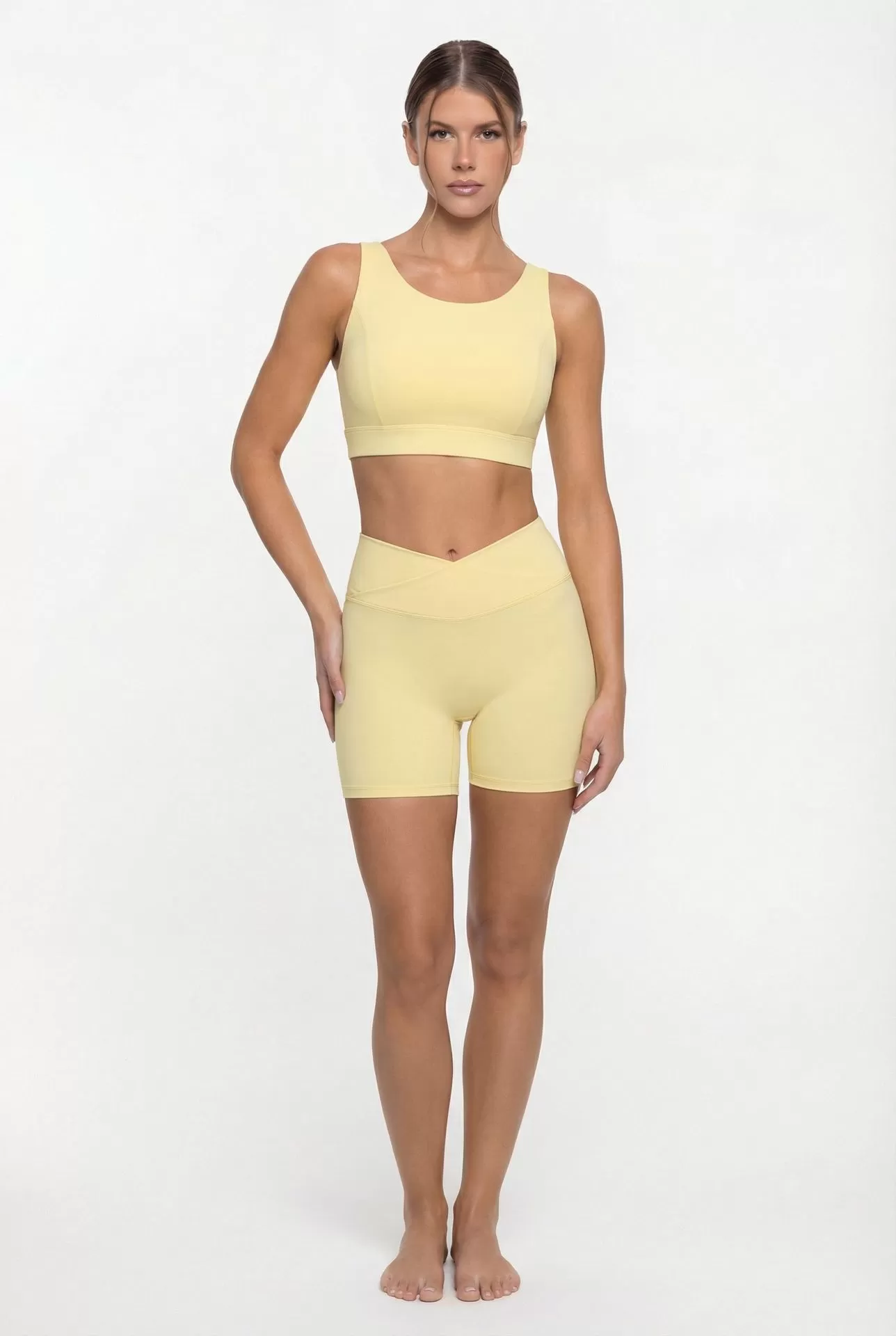 Yellow singlets+shorts