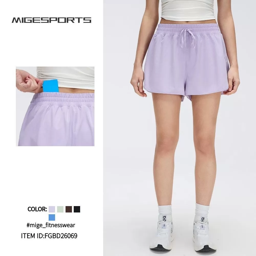 Women's Quick-drying Loose Sports Fitness Yoga Running Sports Shorts for Summer FGBD26069