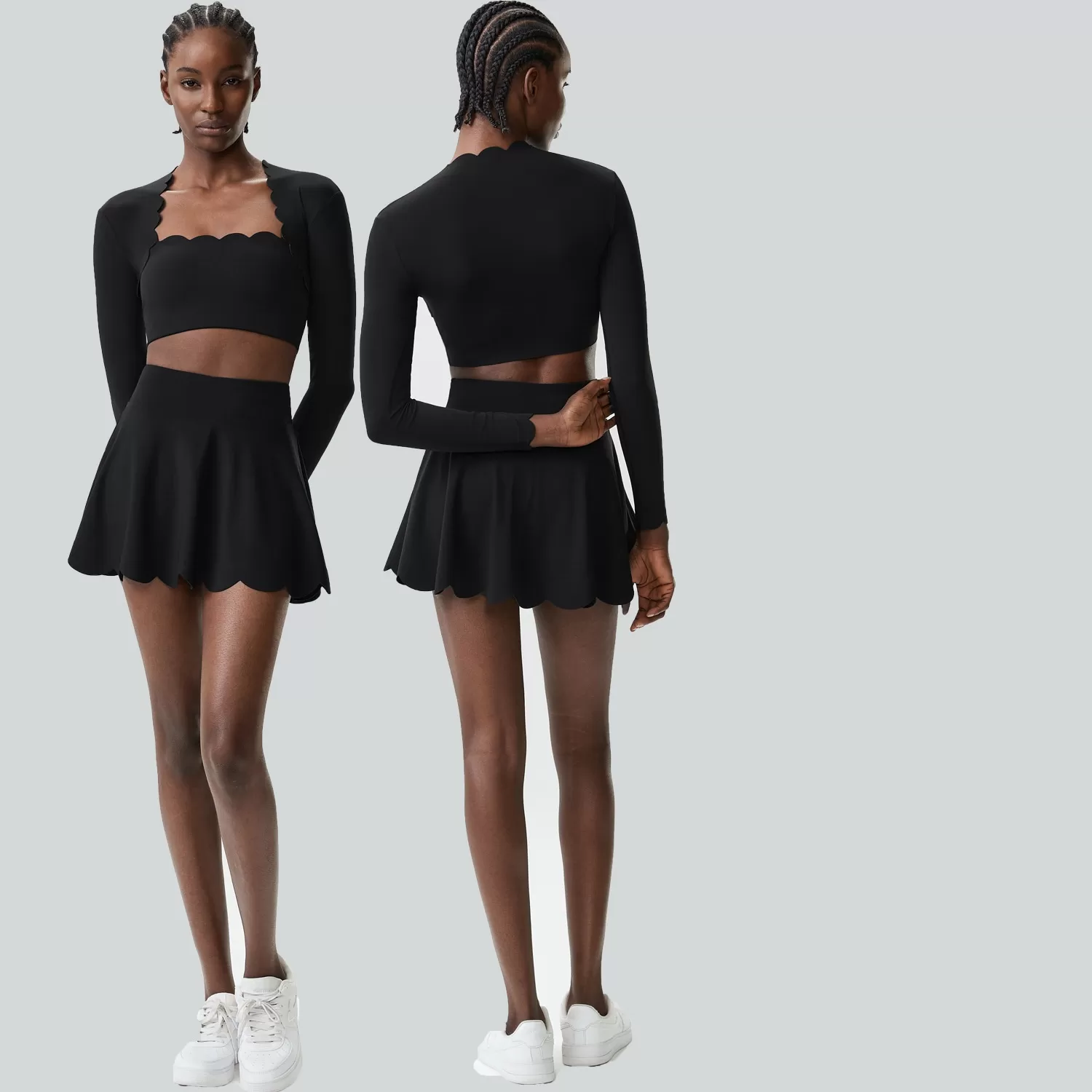 Workout Wear Yoga Sets Gym Fitness Wear Sports Bra Skirts Set FGBYB609/YB602+SP466