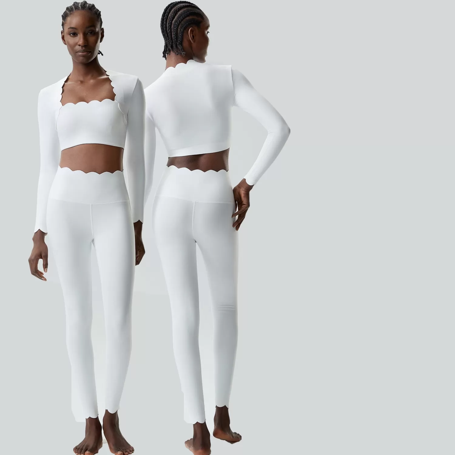 Long Sleeve 3 Piece Yoga Set 4 Way Stretchable Gym Fitness 3 Piece Yoga Sets for Women FGBYB609/YB602+LP447