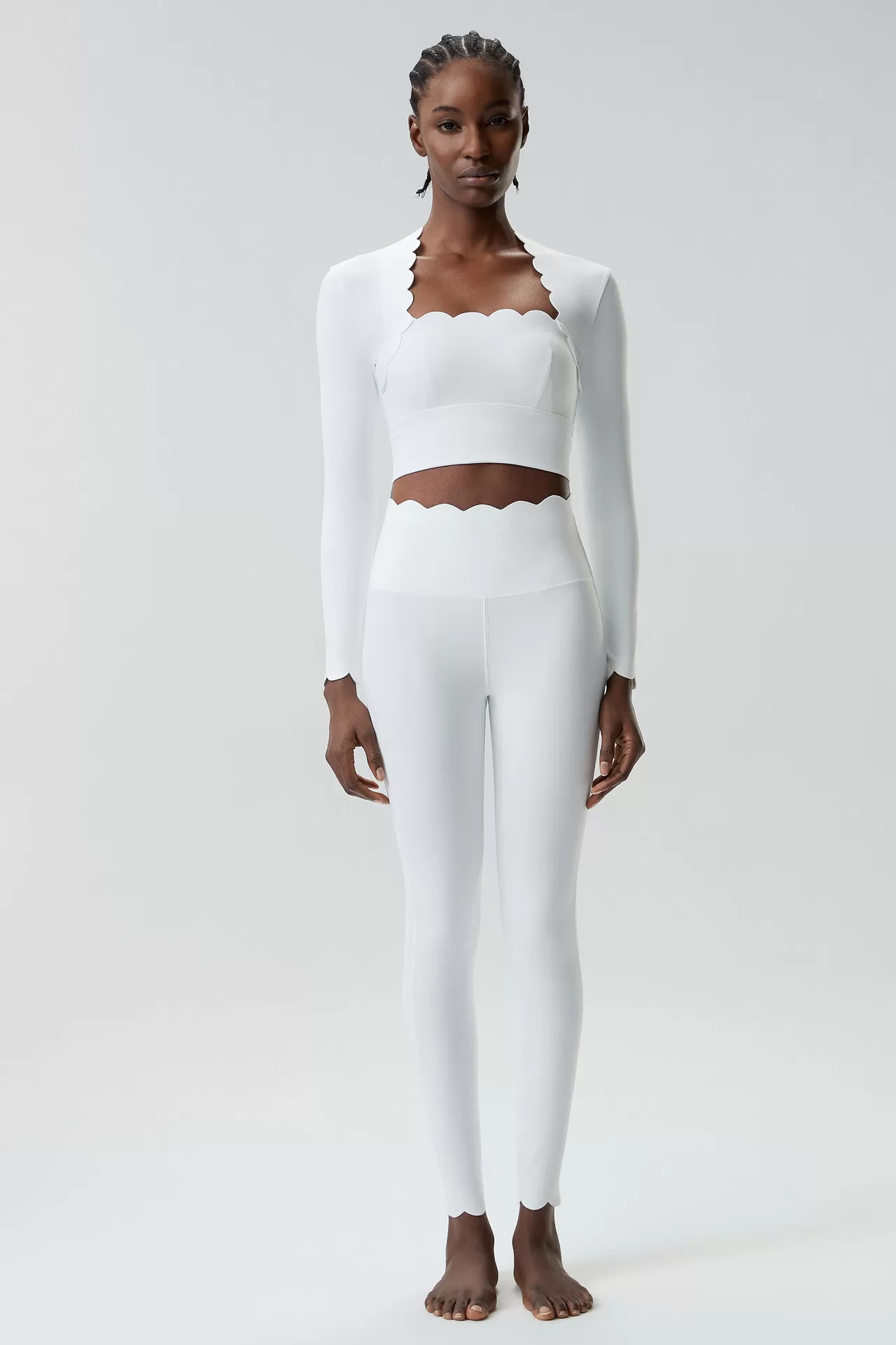 Off white long sleeves-2+leggings