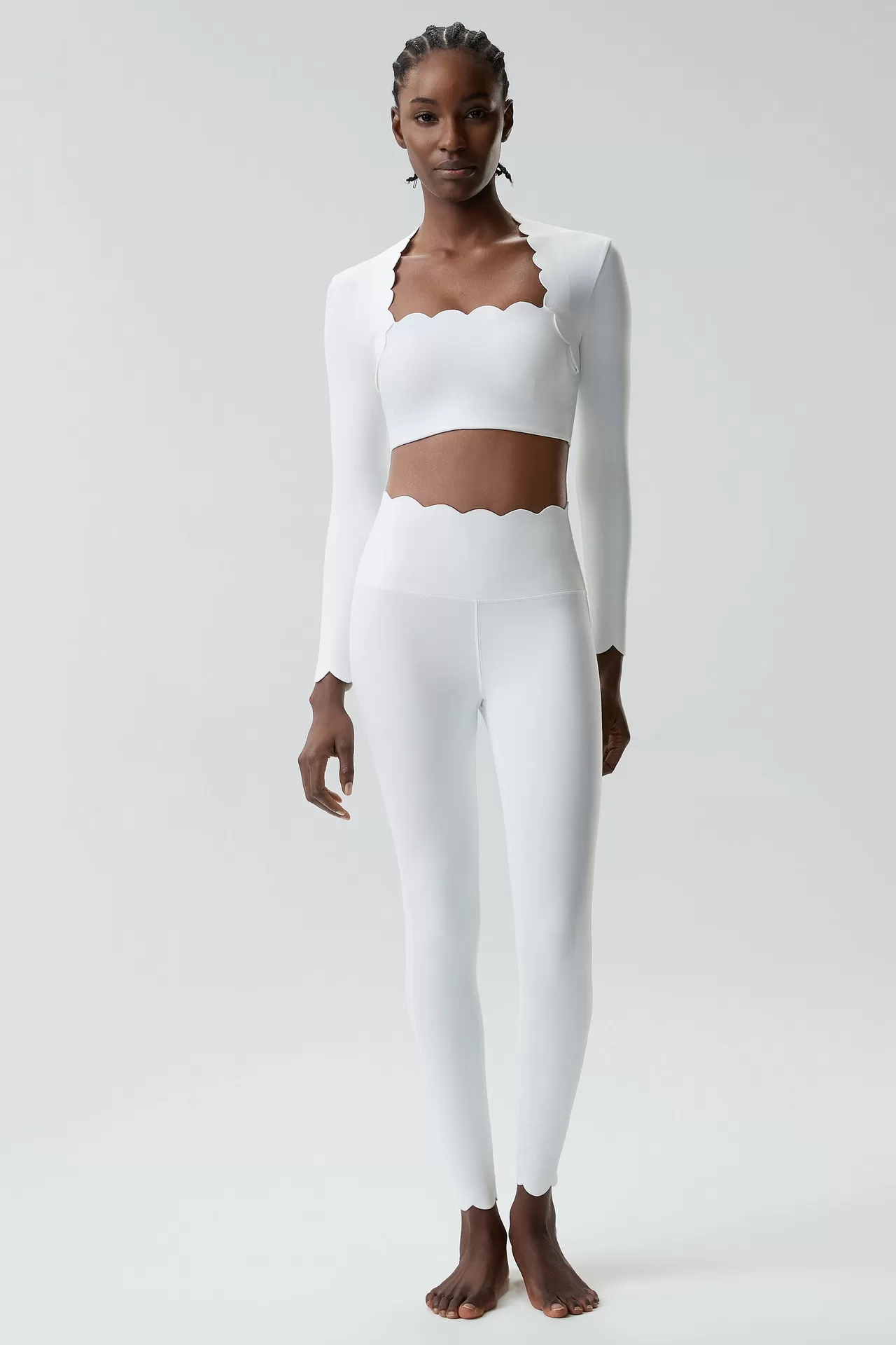 Off white long sleeves-1+leggings