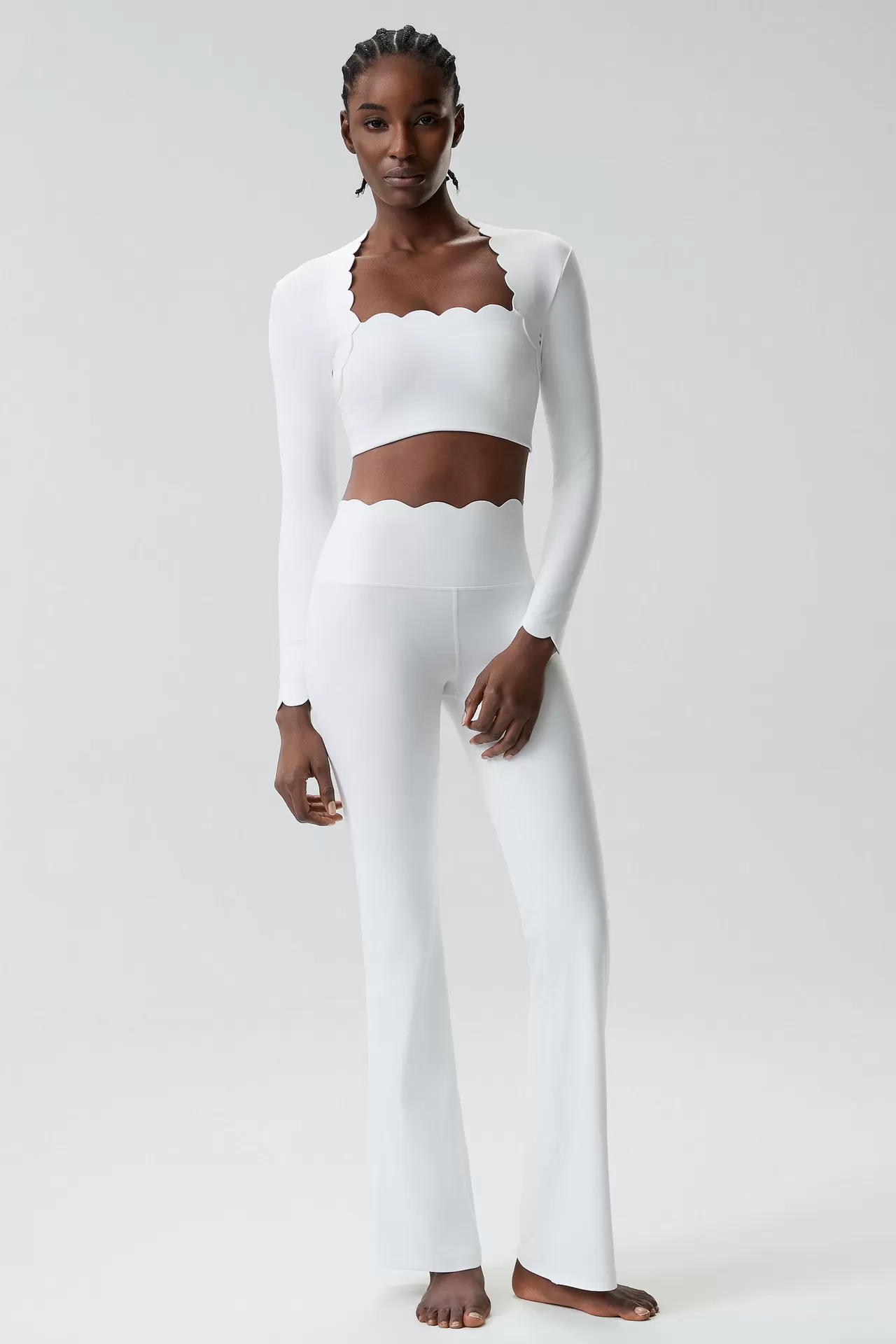  Off white  long sleeves-1+pants