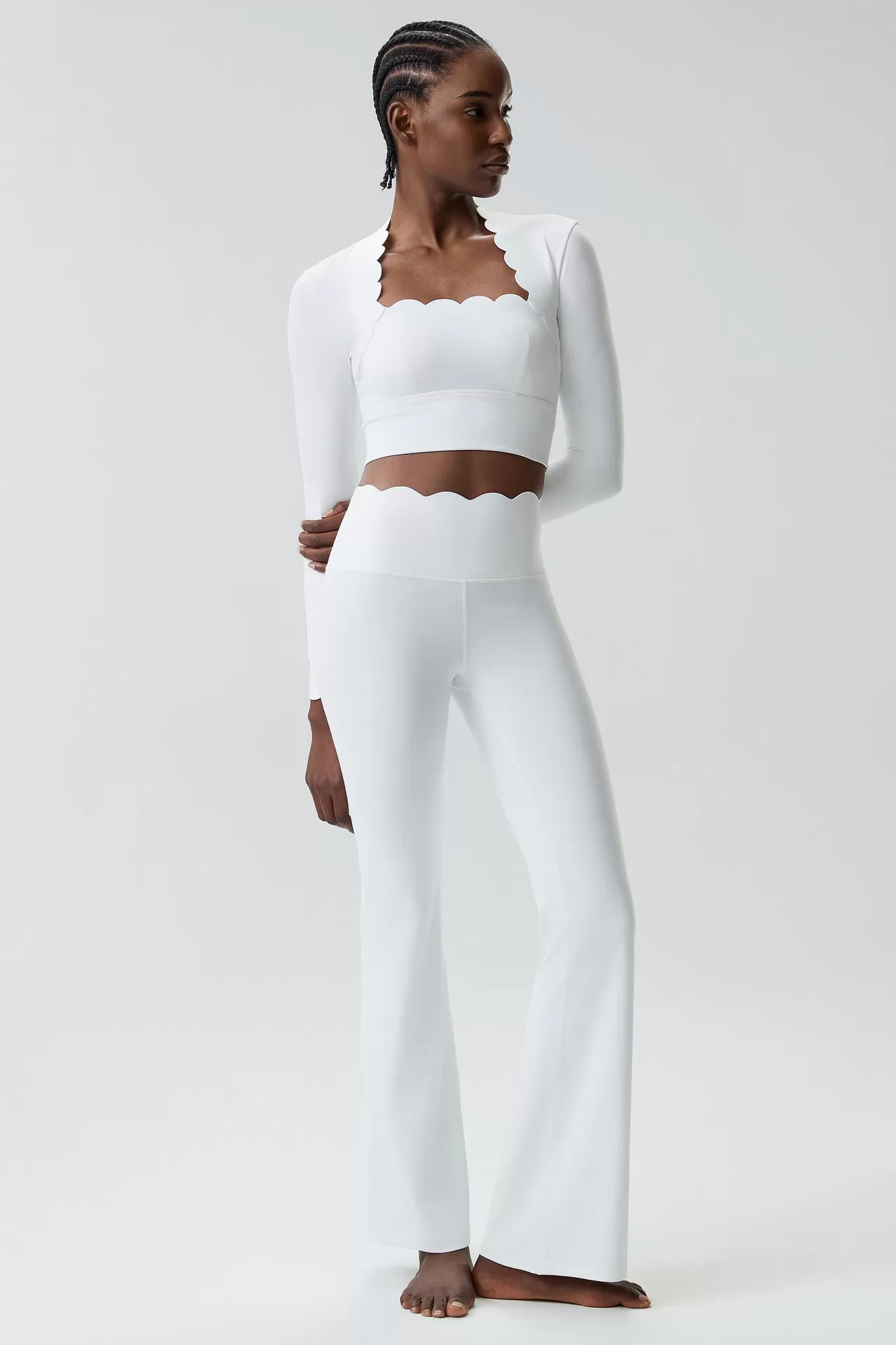  Off white  long sleeves-2+pants