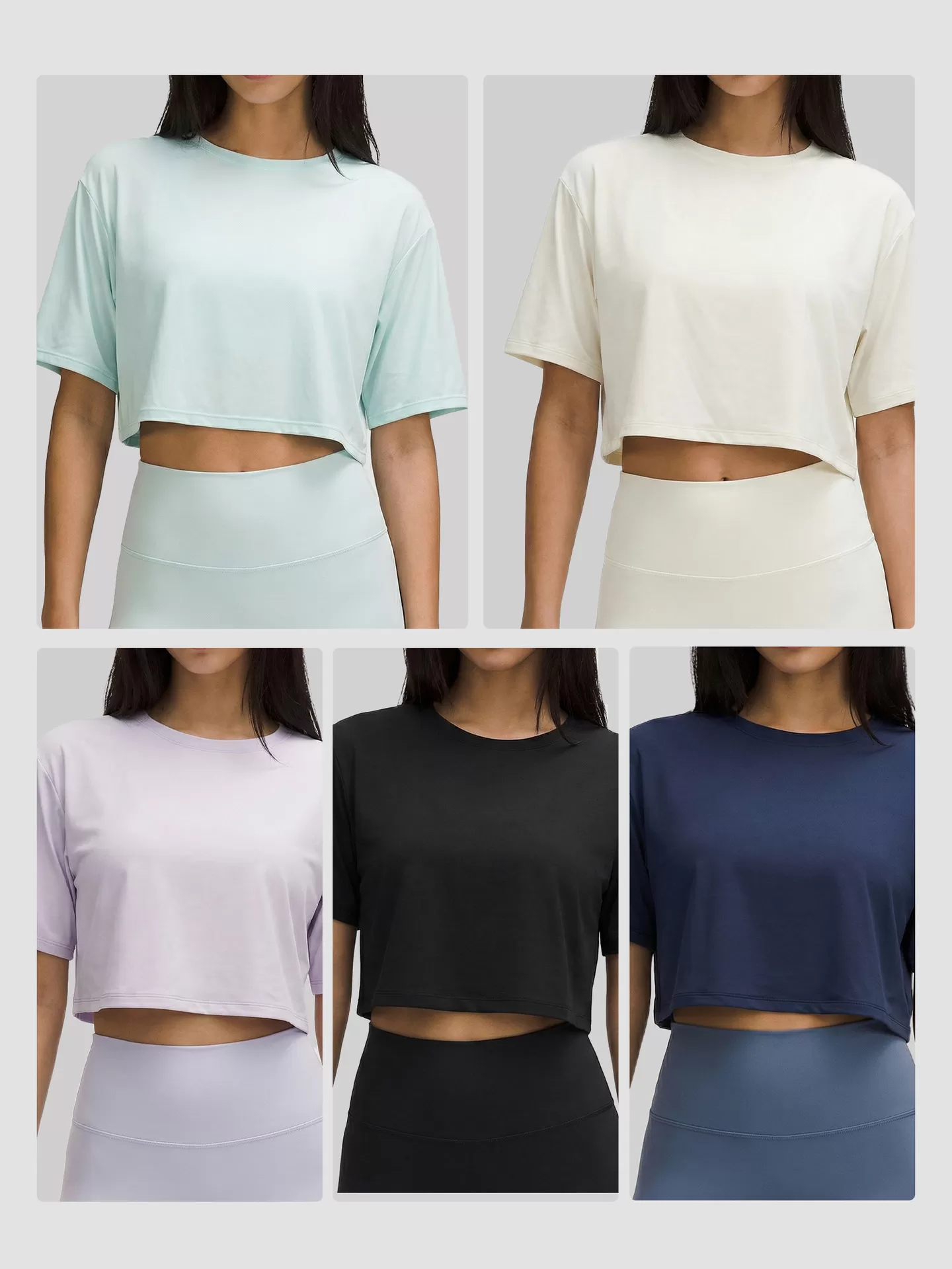 Top Loose Breathable Sports Women Absorption Sweat Running Fitness Short Sleeve FGBDWY116119