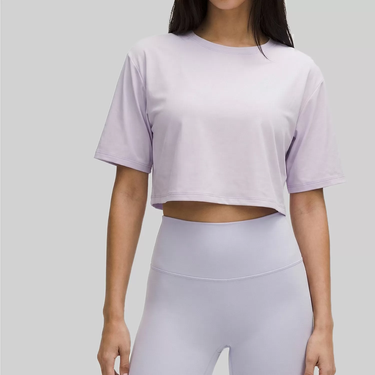 Top Loose Breathable Sports Women Absorption Sweat Running Fitness Short Sleeve FGBDWY116119