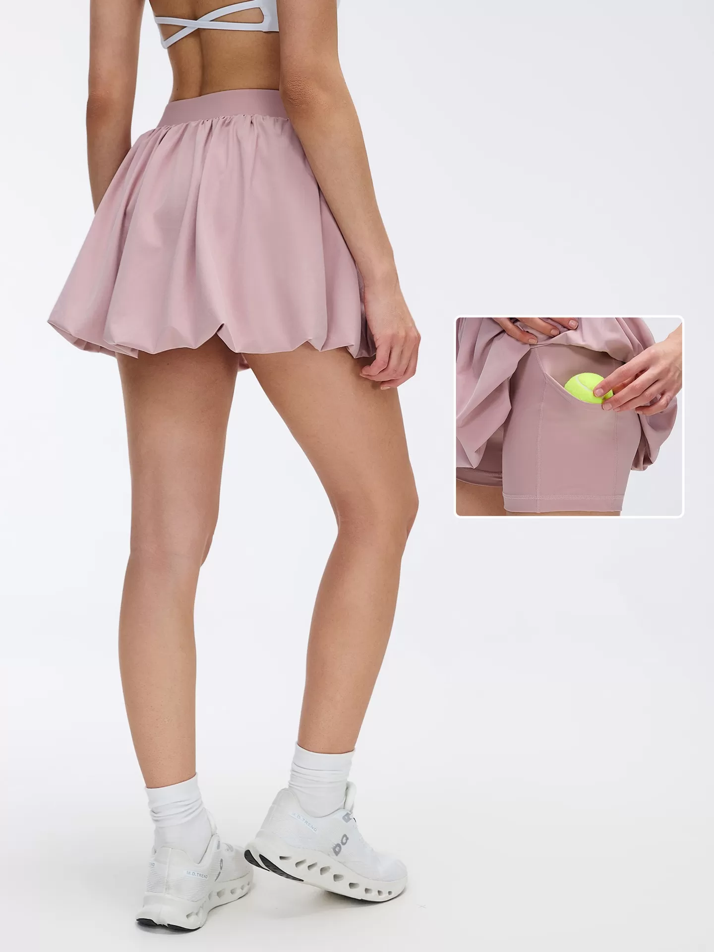 Women Sportswear Sports Tennis Golf Skirt Mid Waist Quick DryingTennis Skirt With Pocket FGBD26049