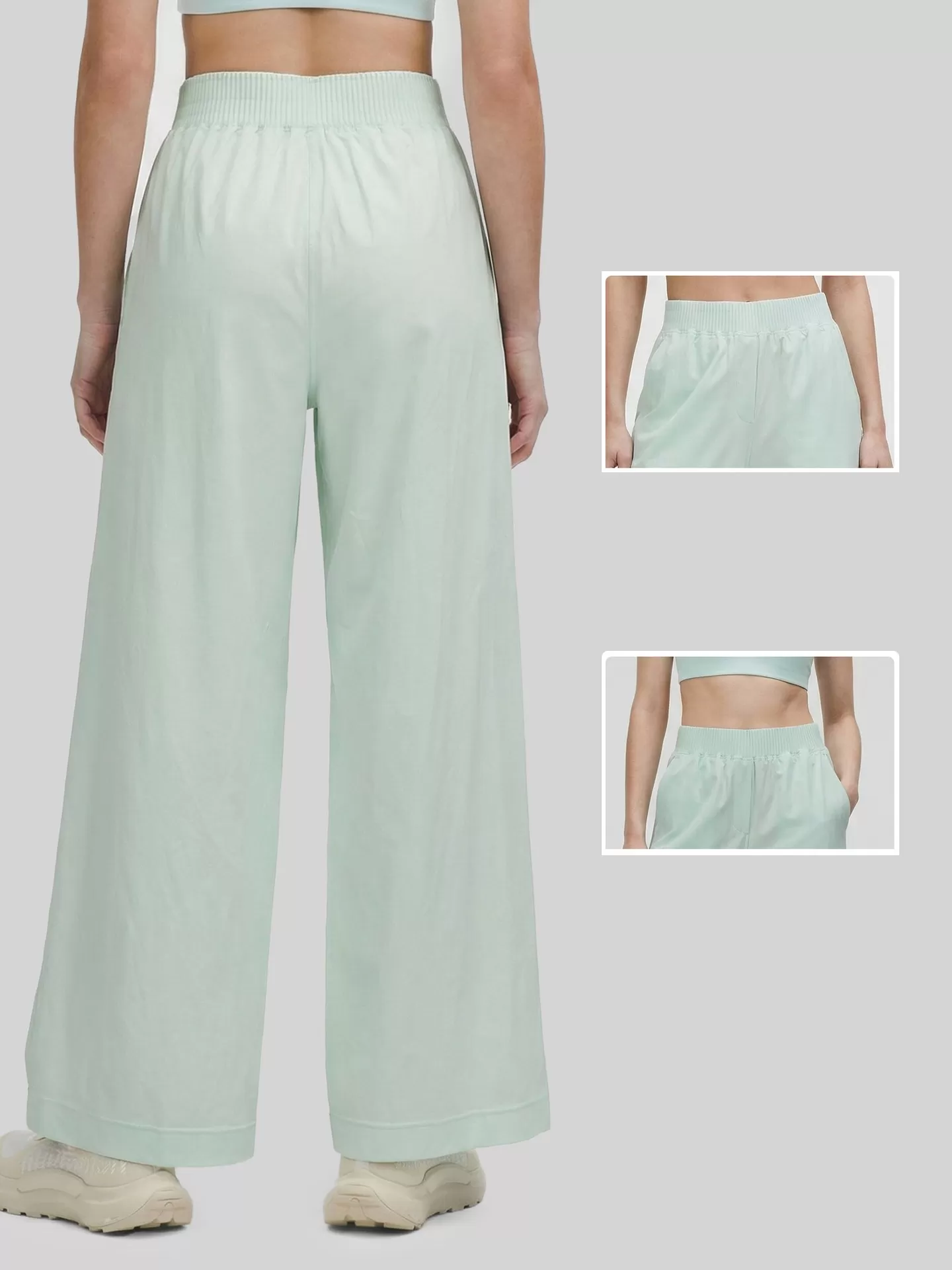 Women's High-Waisted Yoga Pants Wide-Leg Fitness Sports Trousers for Outdoor Recreation Pilates Gym FGBDWL116130