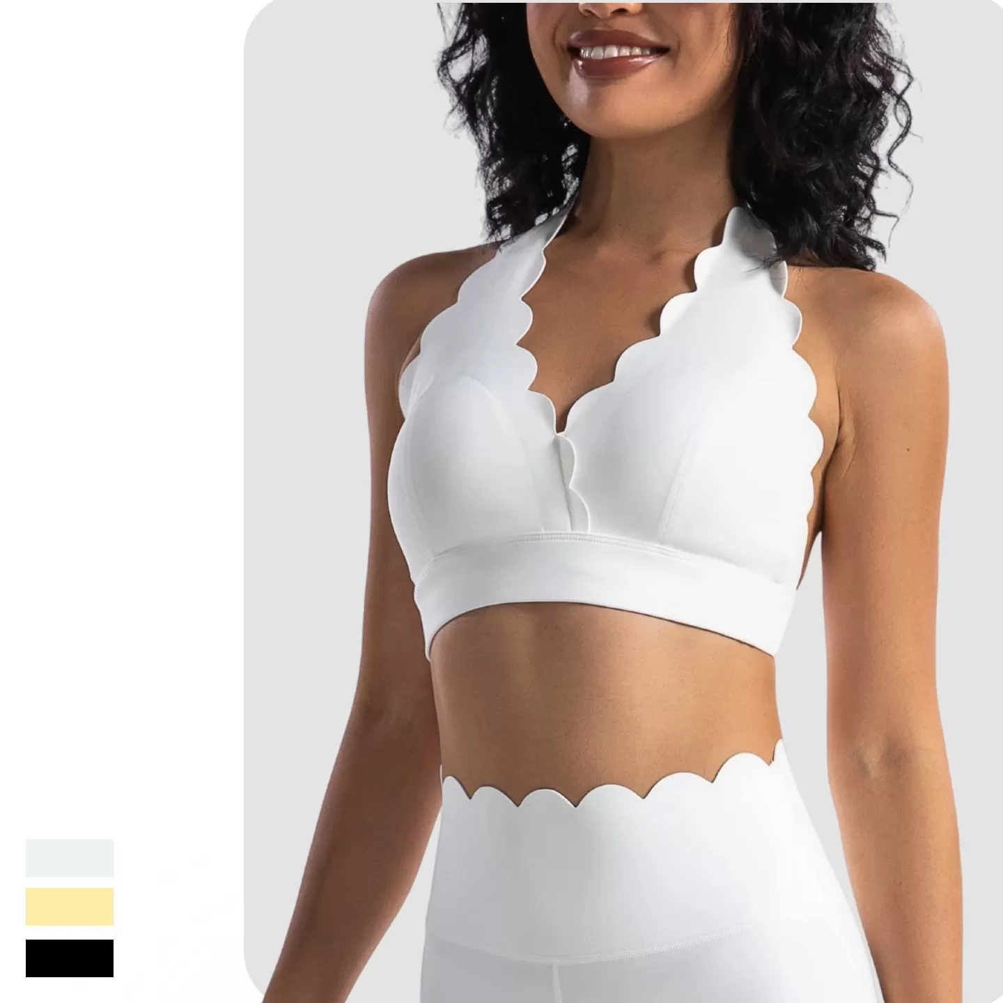 Women's Backless Gym Suit Fitness Sports Wear 3 Piece Sets High Elastic Breathable Yoga 2 Piece Set for Women FGB8803