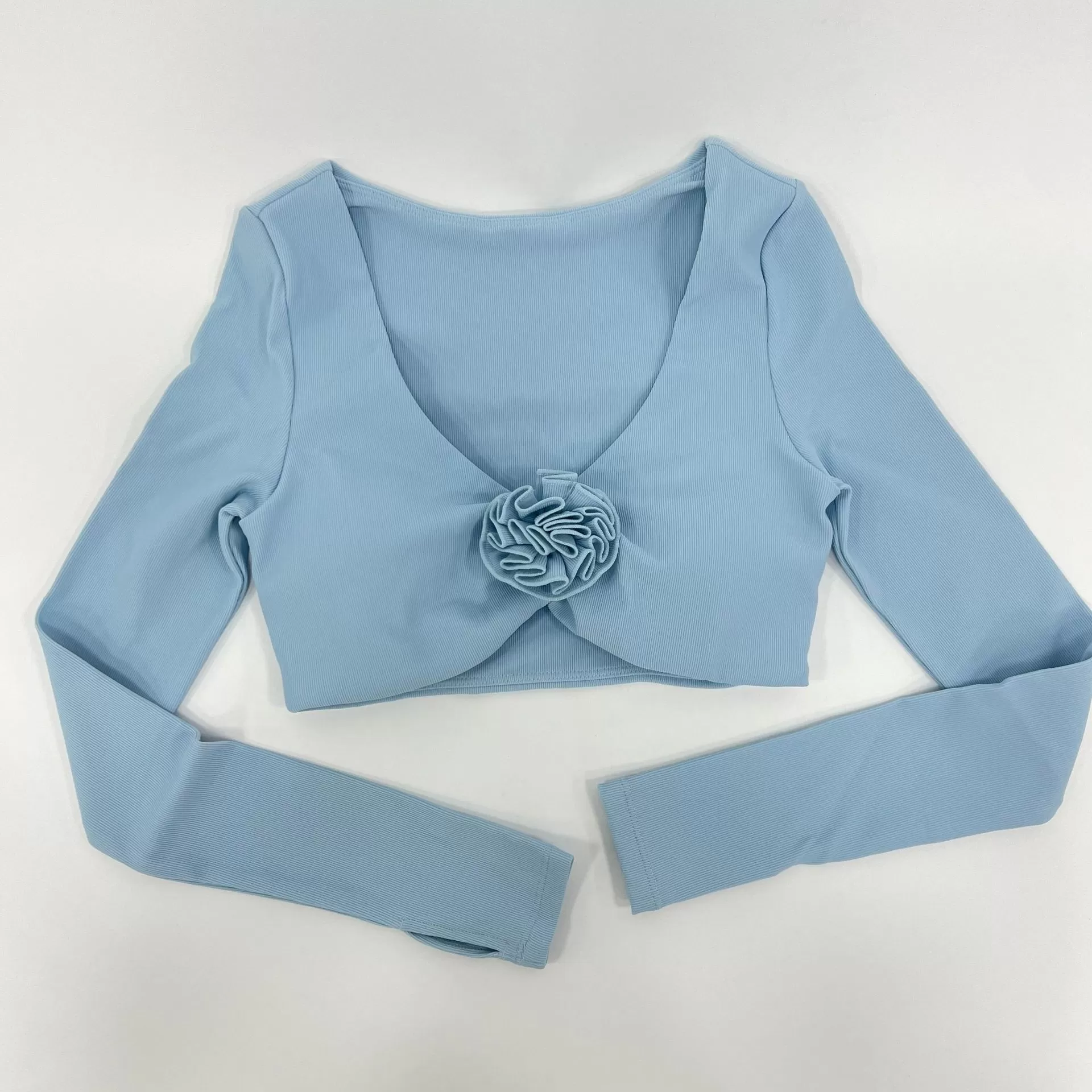 Women's Gym Fitness Leggings Crop Top Set Breathable Stretchy Yoga Workout Set FGB7704