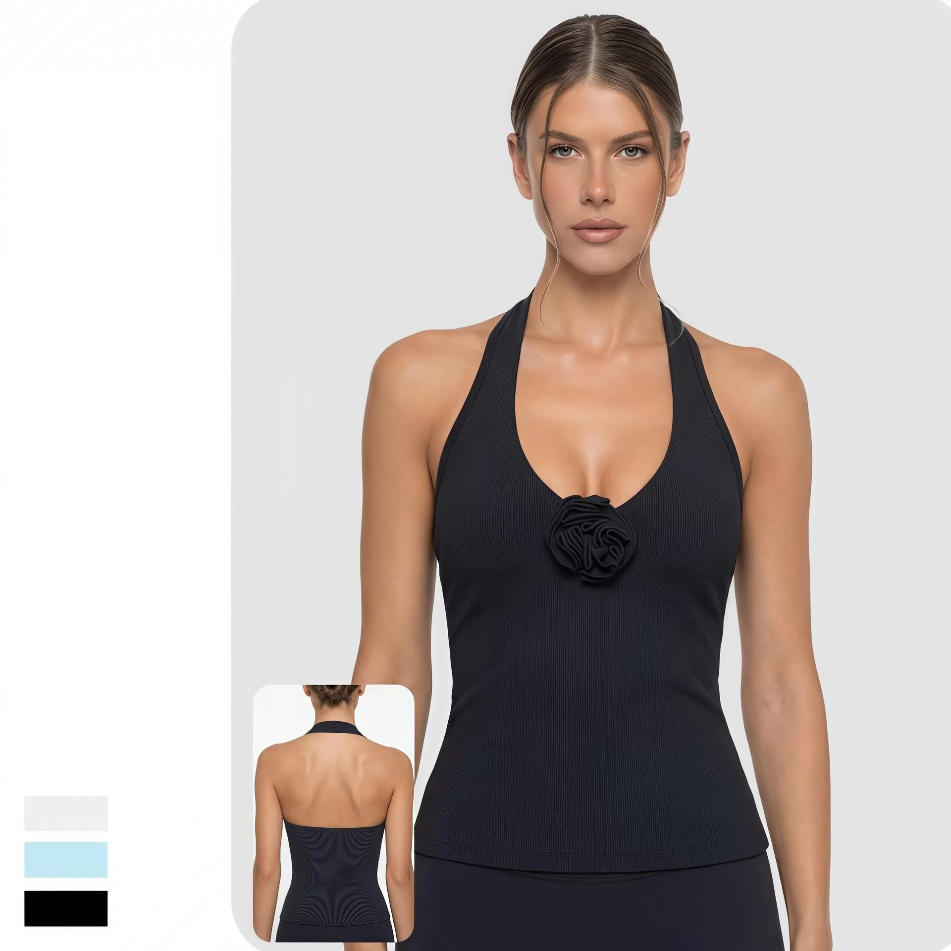 Yoga Suit Set for Women Gym Fitness Wear Comfort Yoga Sets FGB7701