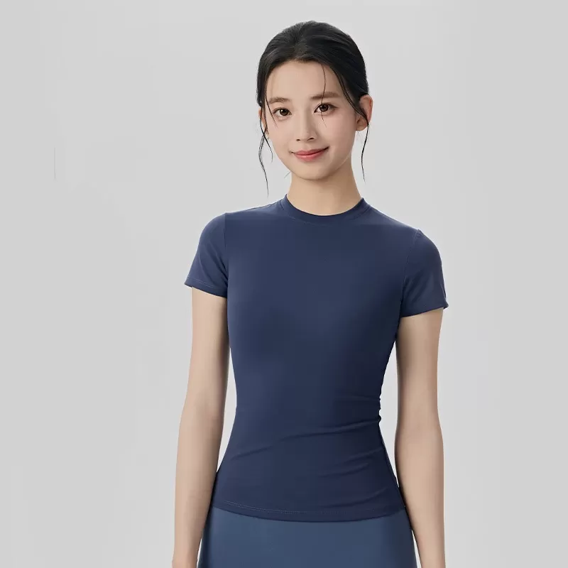 Dark blue short sleeves