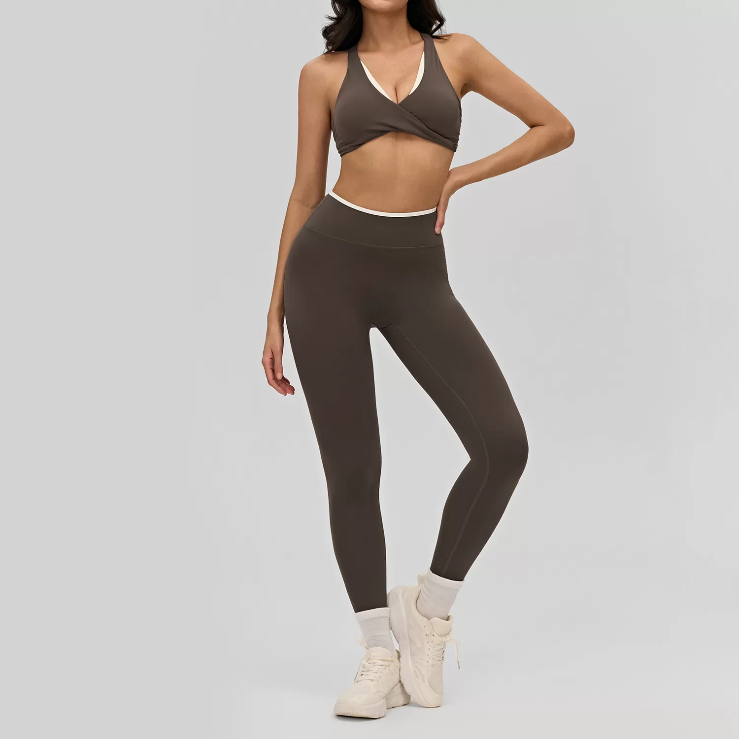 4 Piece Sets Fitness Clothings Yoga Suits Wear Set Workout Tracksuit Custom logo Outfits Gym Fitness Sets for Outdoor Training FGBDWB516190+516187+516188+516189