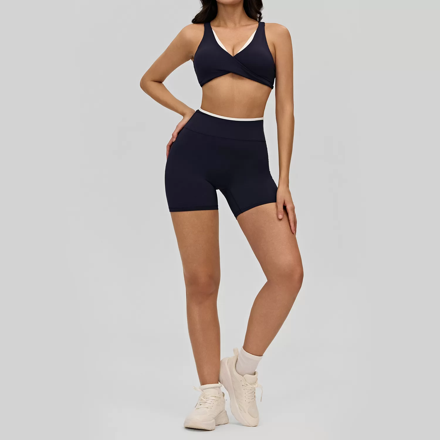 4 Piece Sets Fitness Clothings Yoga Suits Wear Set Workout Tracksuit Custom logo Outfits Gym Fitness Sets for Outdoor Training FGBDWB516190+516187+516188+516189