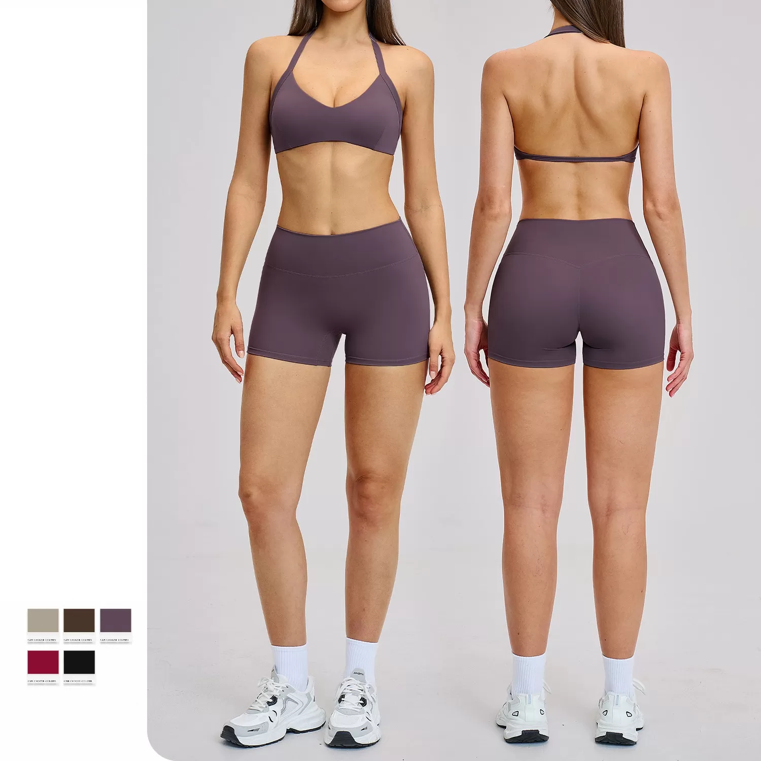 Sport Gym Fitness Clothing Outfits Active Wear 2-Pieces Yoga Workout Sets for Women FGBTZ4201
