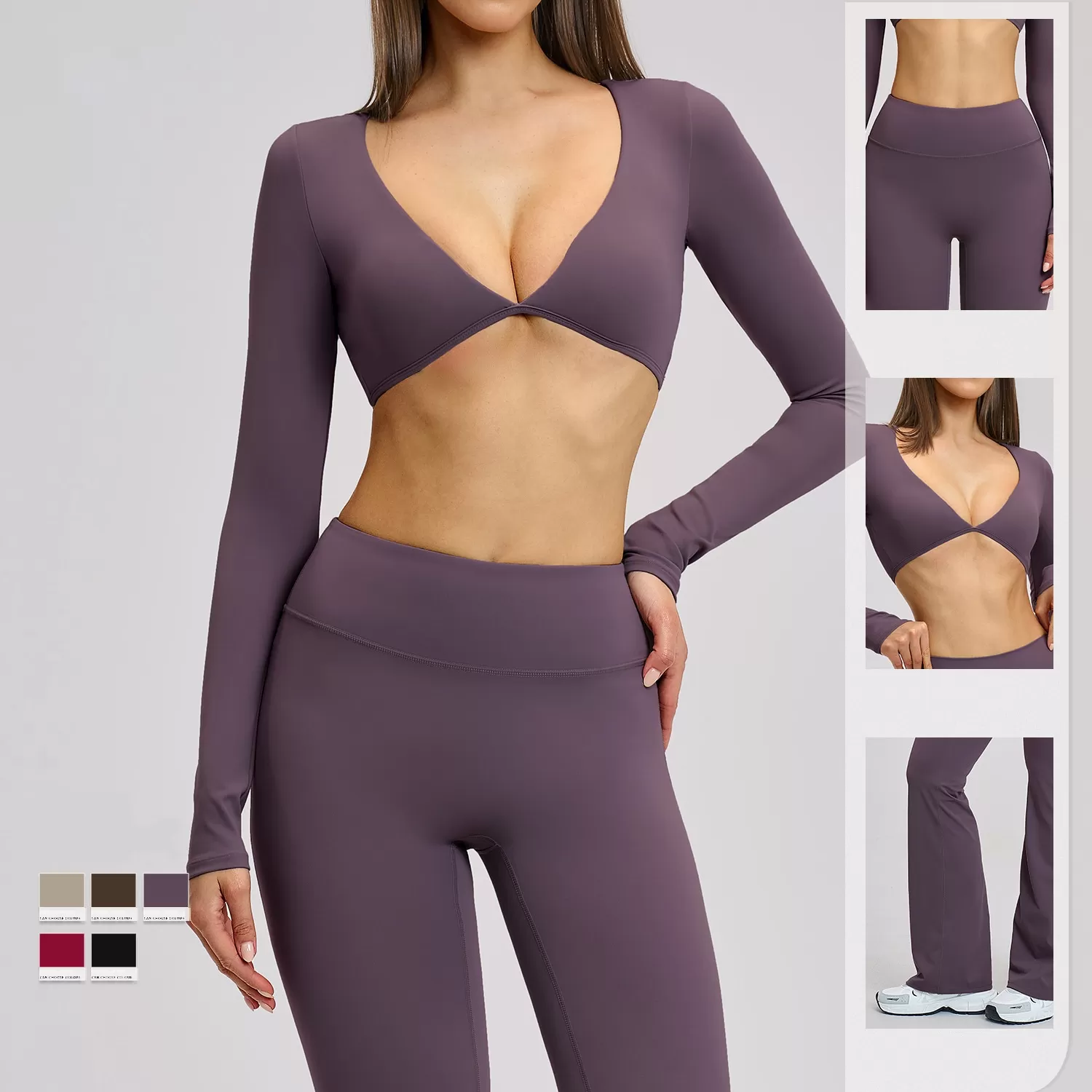 Women Yoga Set Gym Sets Workout Active Wear Comfortable Yoga Set for Women FGBTZ4201