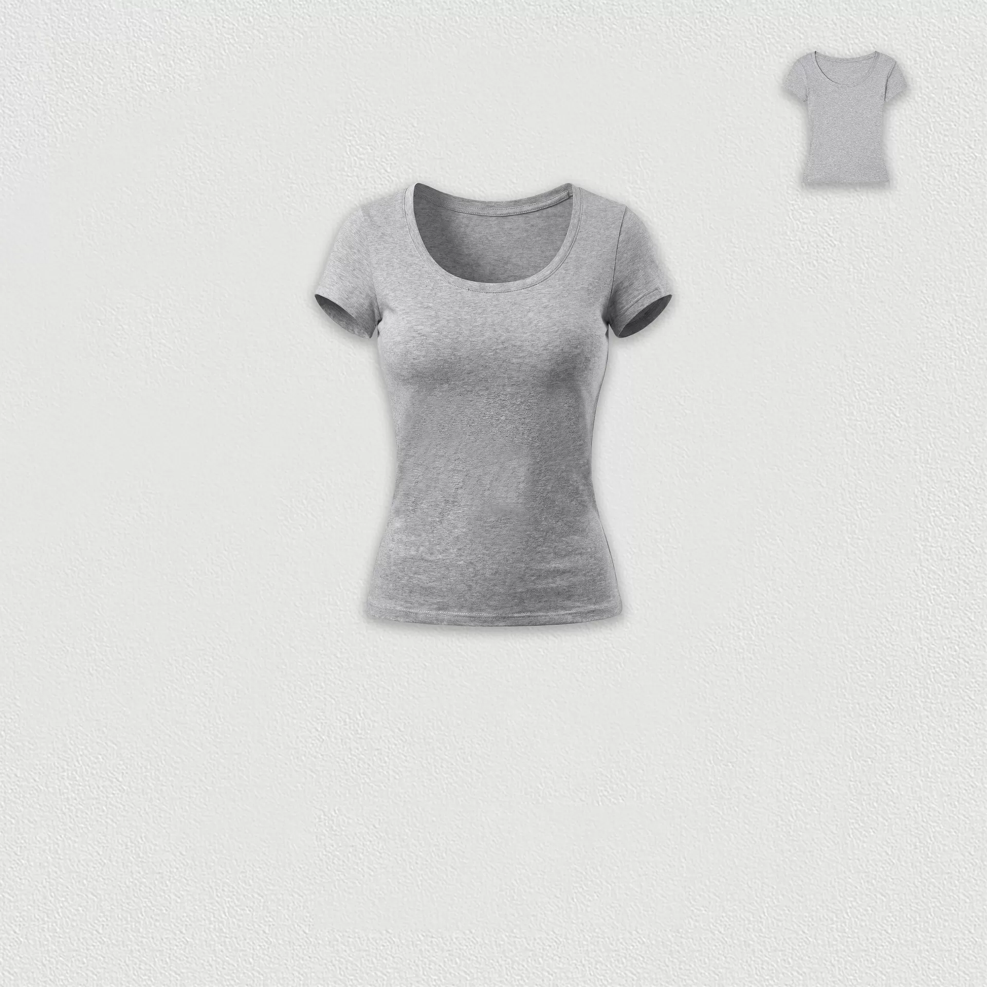 Grey short sleeves tops