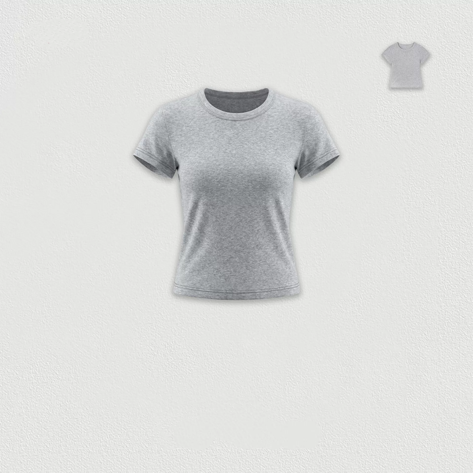 Grey short sleeves tops
