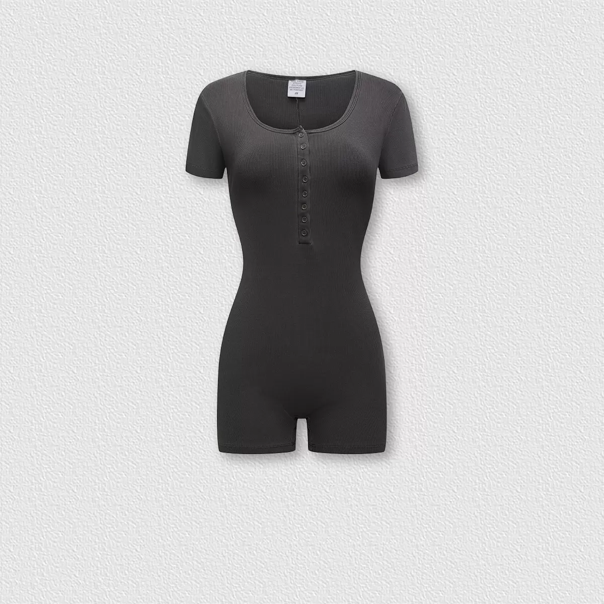 Women's High ElasticityDance Fitness Sports Jumpsuit New Solid Color Tight Short Jumpsuit FGBN2732