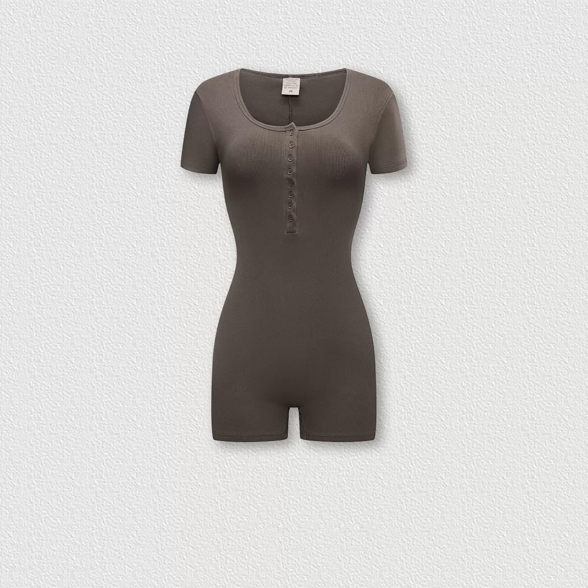 Women's High ElasticityDance Fitness Sports Jumpsuit New Solid Color Tight Short Jumpsuit FGBN2732