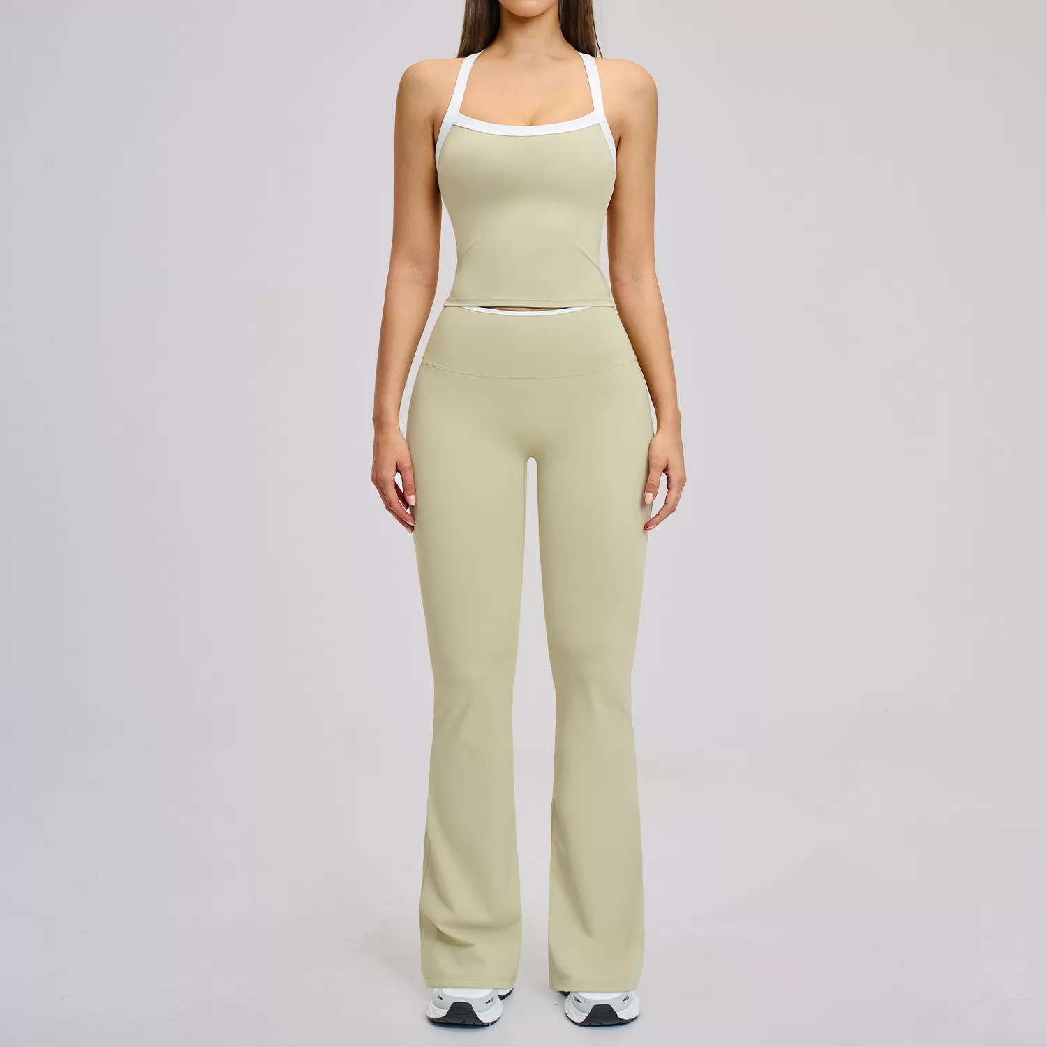 Yoga Set for Women 4 Piece High Quality Custom Logo Gym Fitness Breathable Yoga Sets Women Set Quick FGBTZ2027