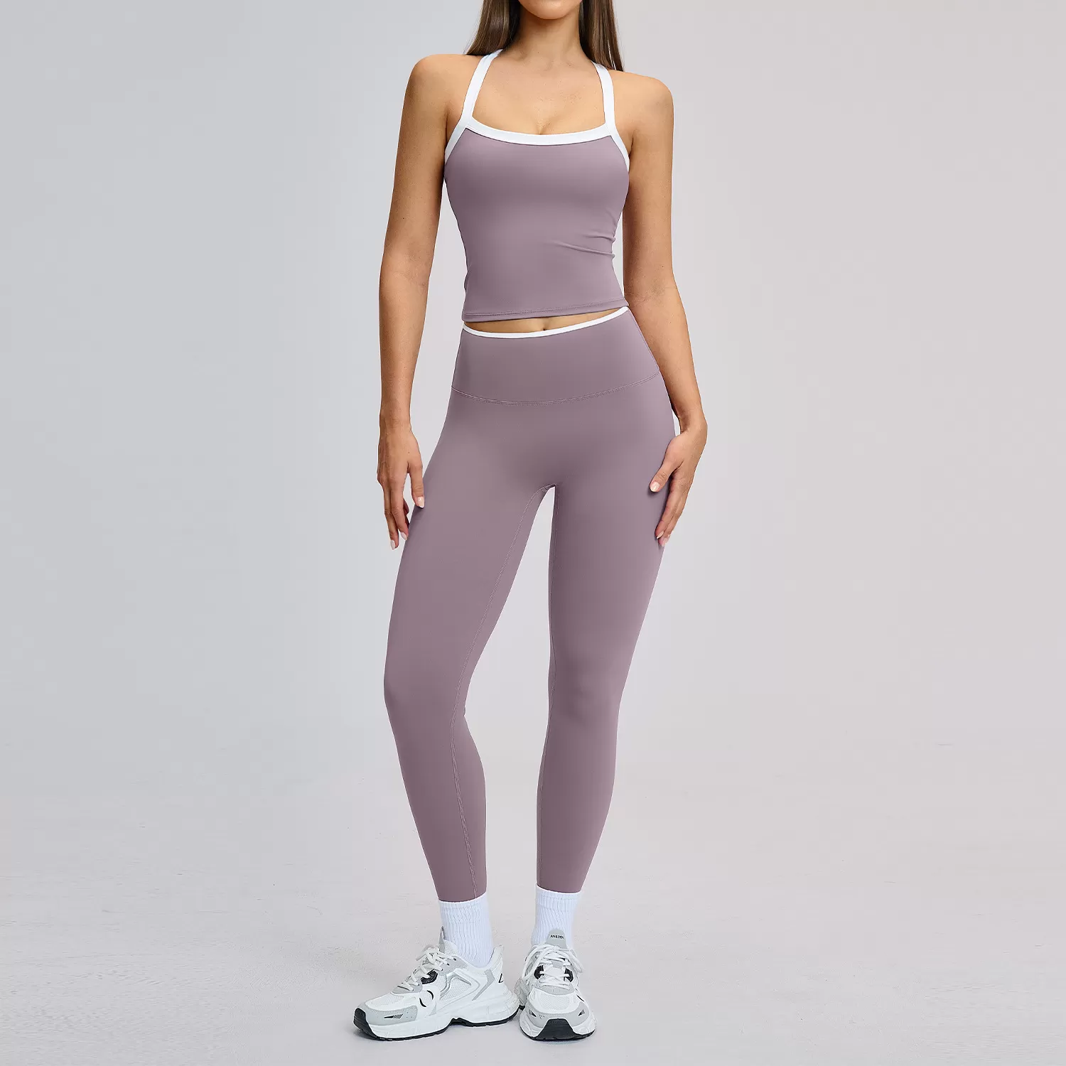 Taro singlets+leggings