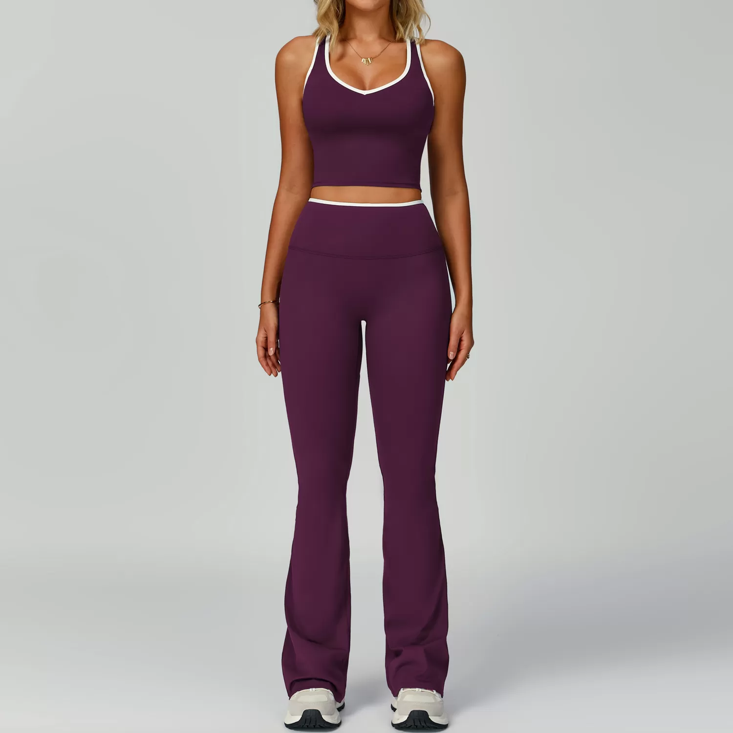 Grape singlets+pants