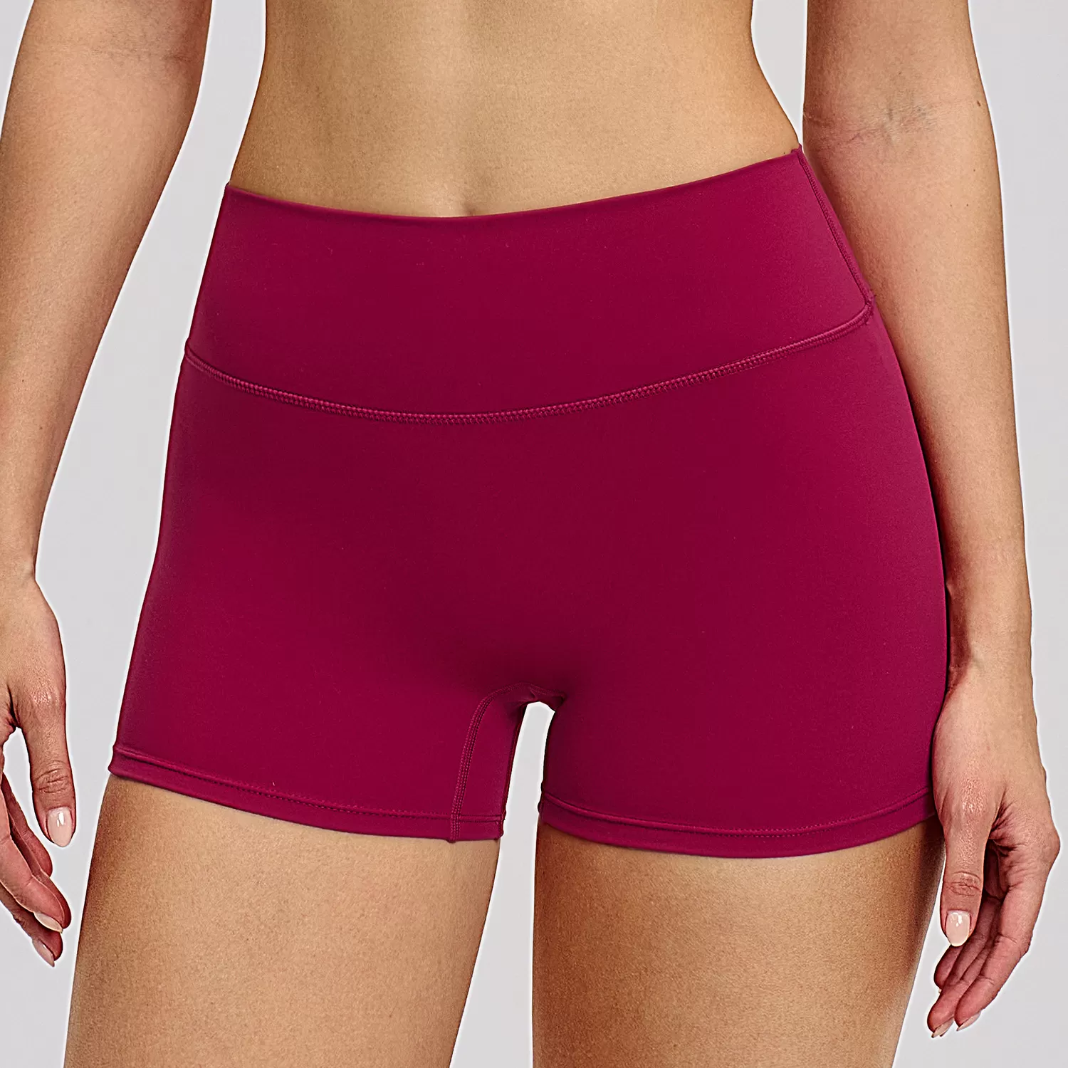 Wholesale Yoga Elastic Quick-drying Breathable Fitness Wear Yoga Shorts for Women FGCDK8519