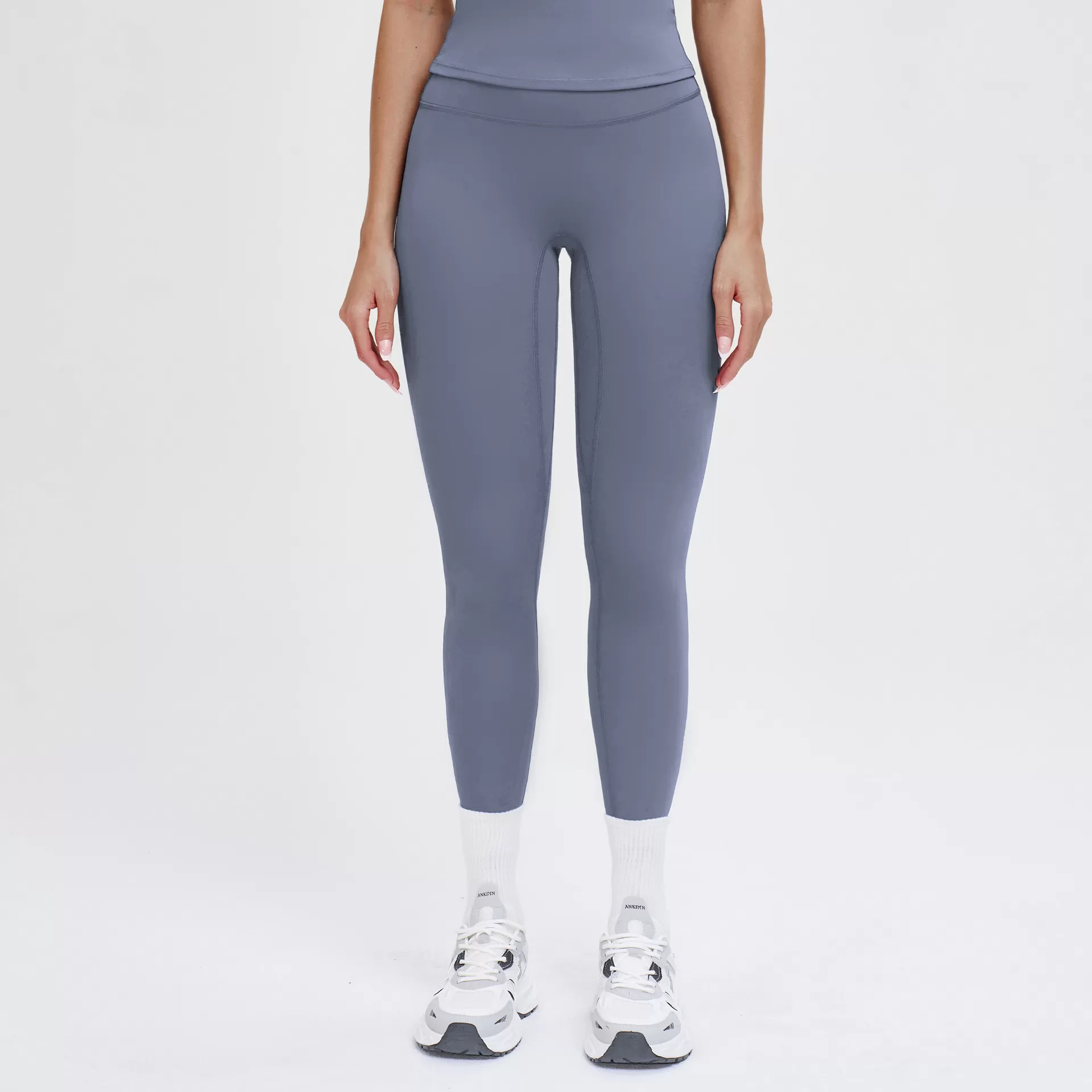 Custom High Quality Nylon Spandex 4-way Stretch High Waist Tummy Control Gym Yoga Pants Leggings for Women FGCCK8519