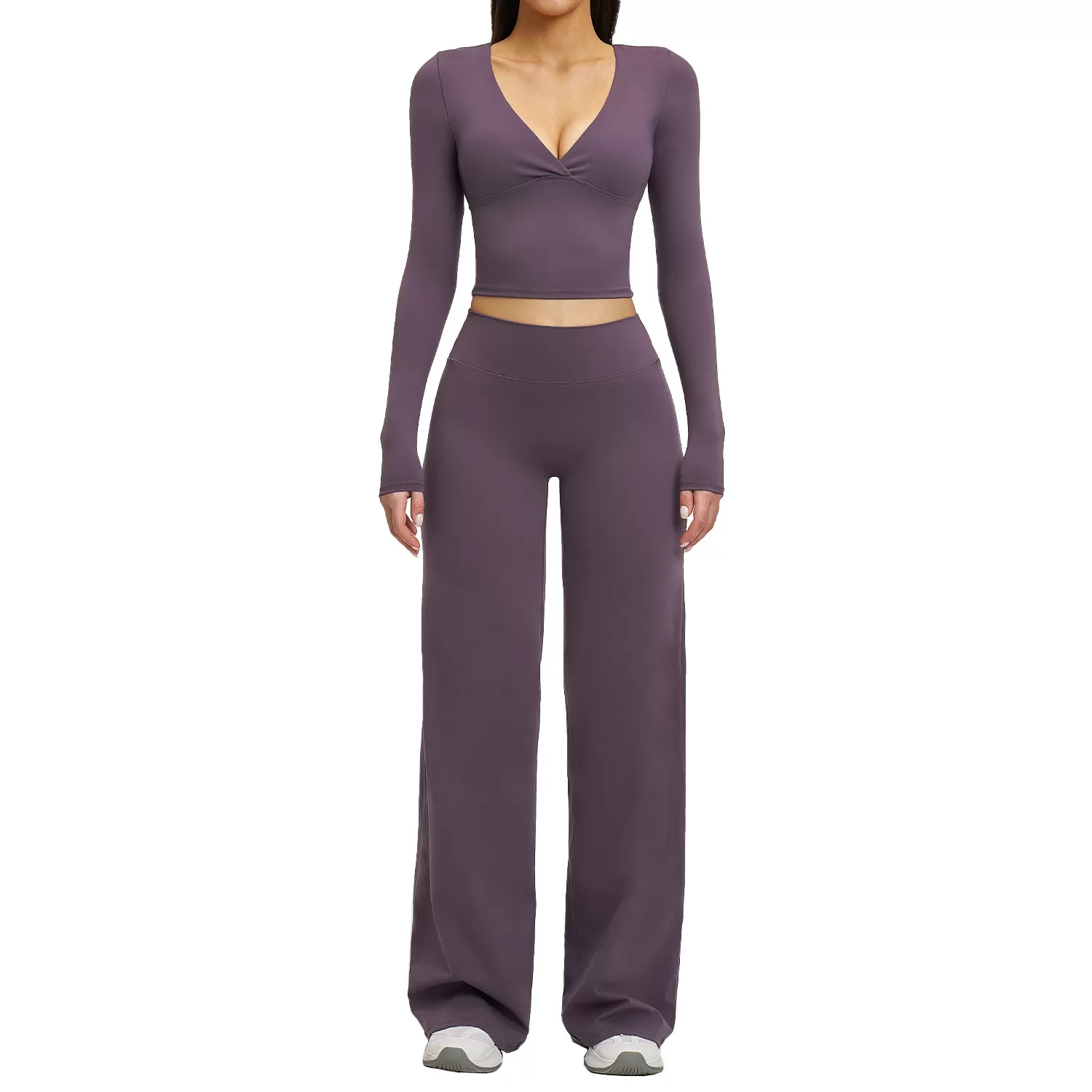 Long Sleeve Sportswear Women Suit Fitness Sports Suit Workout Clothes Tracksuit Sports Outfit Gym Clothing Wear FGBTZ4520