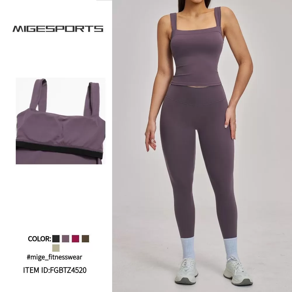 Workout Wear Sets Women Fitness Activewear Gym Clothing Sports Active Wear High Elastic Leggings Yoga Sets FGBTZ4520
