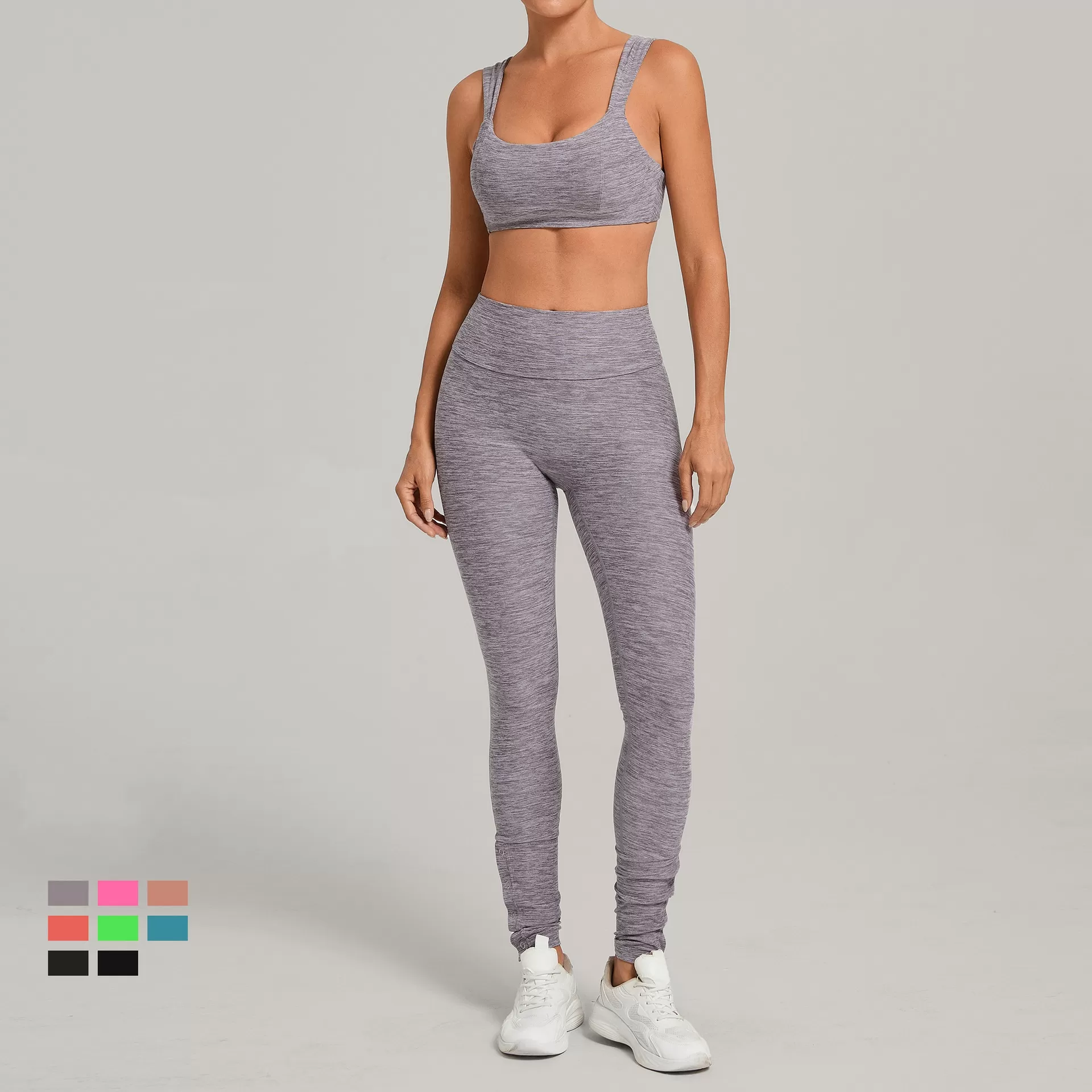 Yoga Suit Women's Bra Casual Hip Lift Flared Pants Fitness Suit Gym Sport Workout Wear Fitness Yoga Set FGB10412+29082