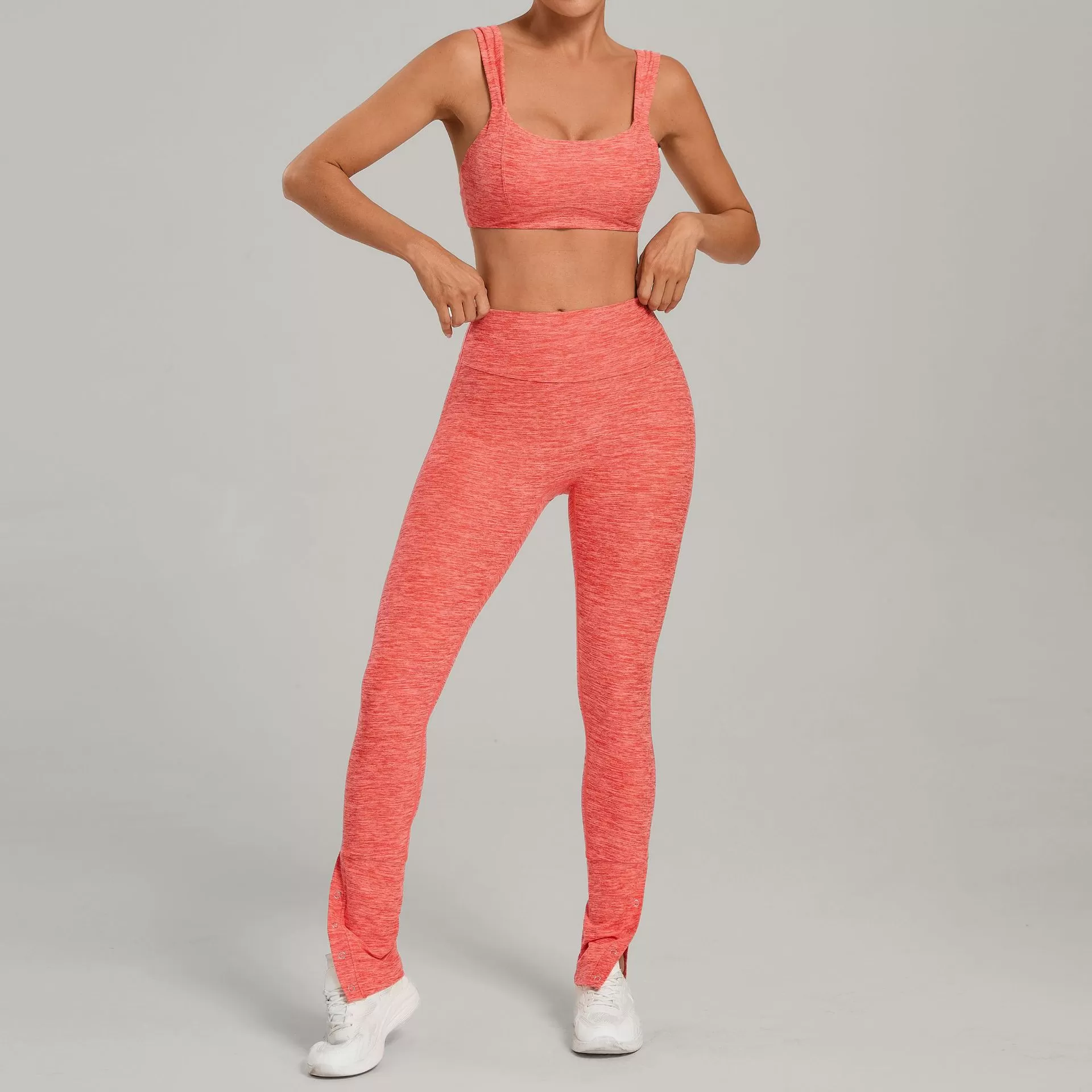 Coral bra+pants