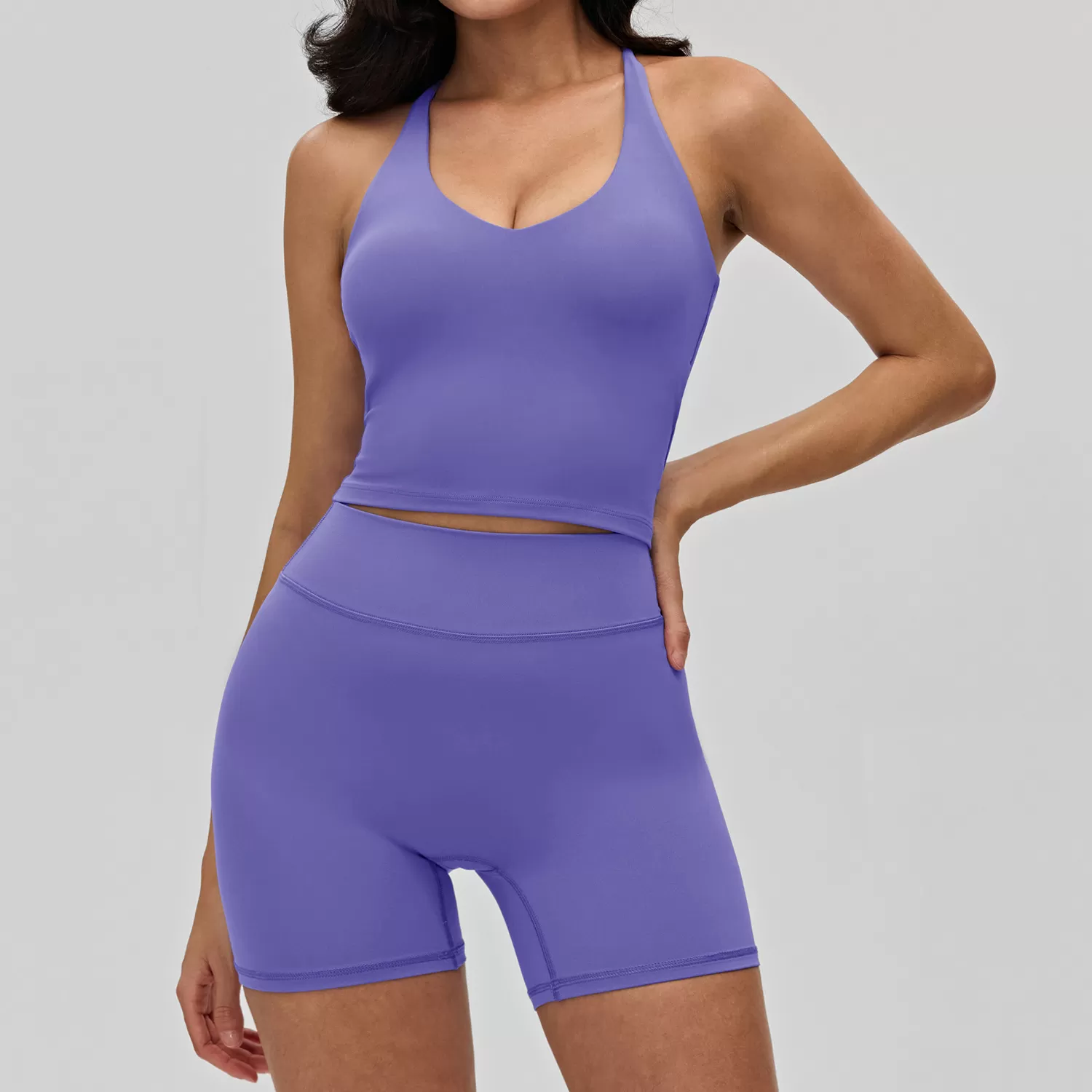 Sports Clothing 2 Piece Workout Set Pilates Yoga Active Wears Women's Gym Wear  Gym Set Fitness Woman FGBDWB516207+DWS516206