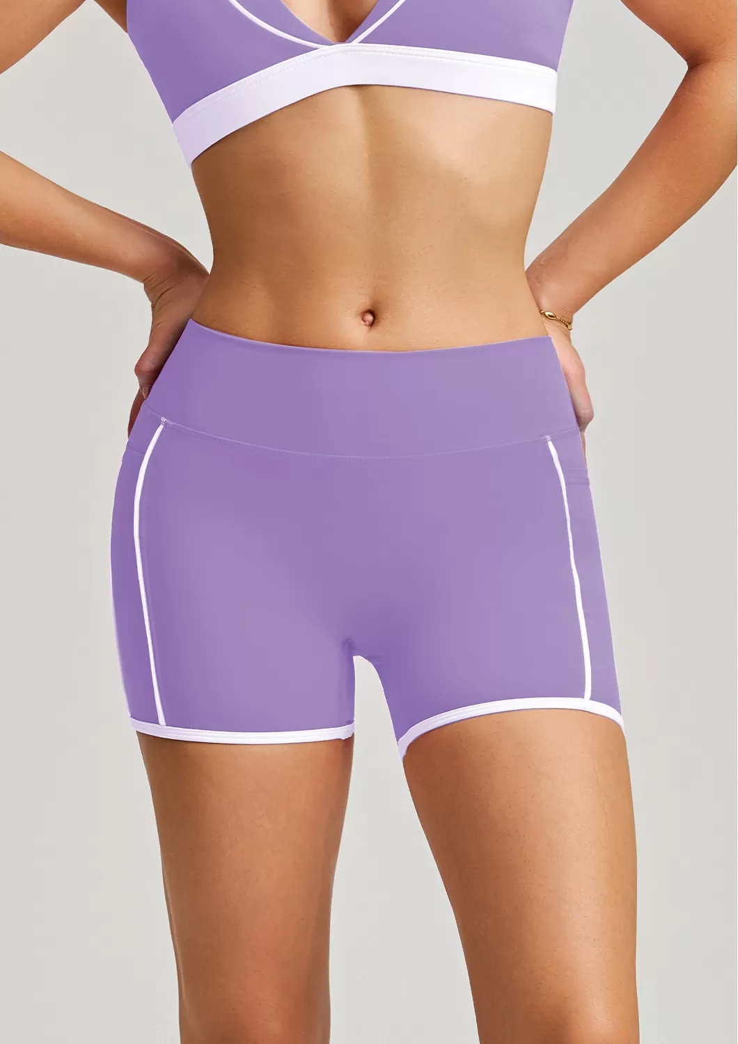 Lavender shorts