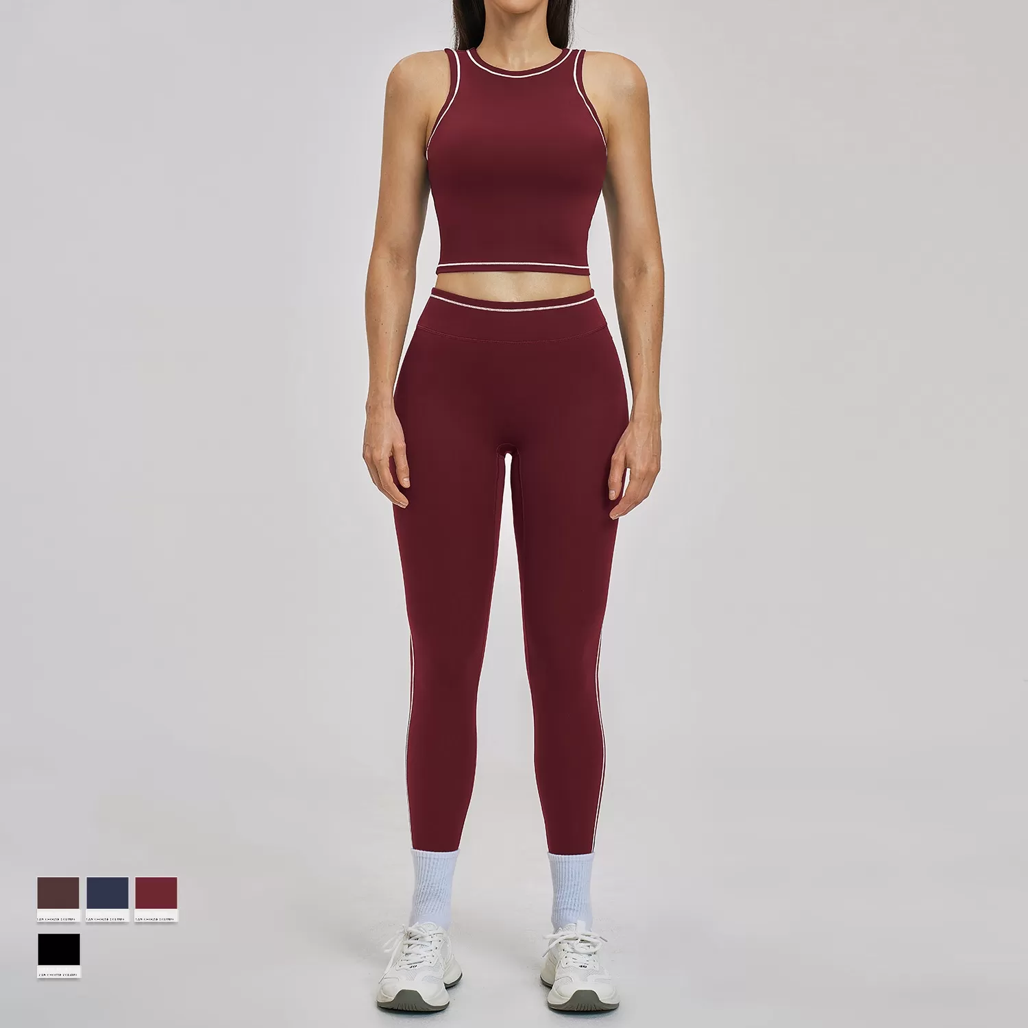 Women Fitness Sets Quick Drying Beauty Back Yoga Bra High Waist Hip Leggings Gym Sets for Women FGBTZ3562