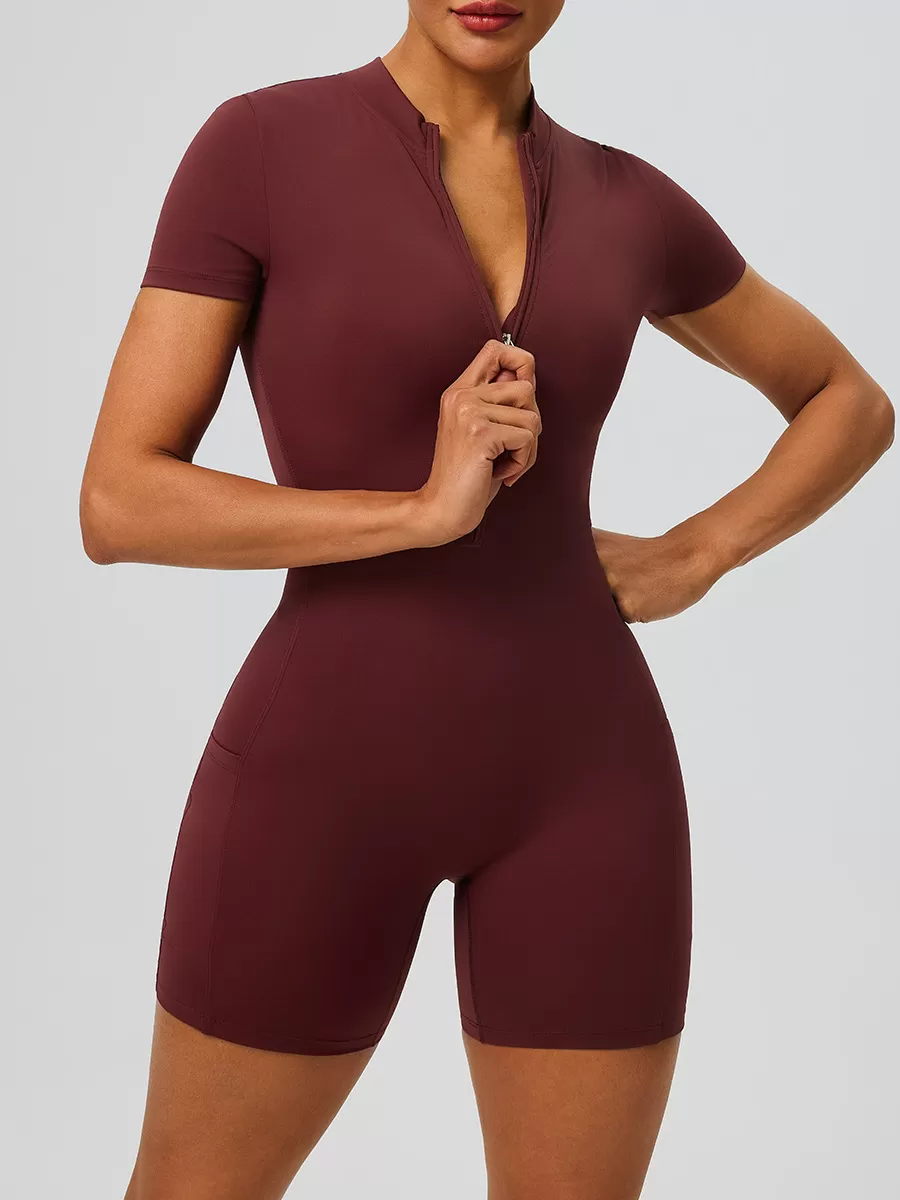 Tummy Control Yoga Jumpsuit High Elasticity Women Gym Clothing Workout Butt-lifting 1 Piece Yoga Jumpsuit FGB62202