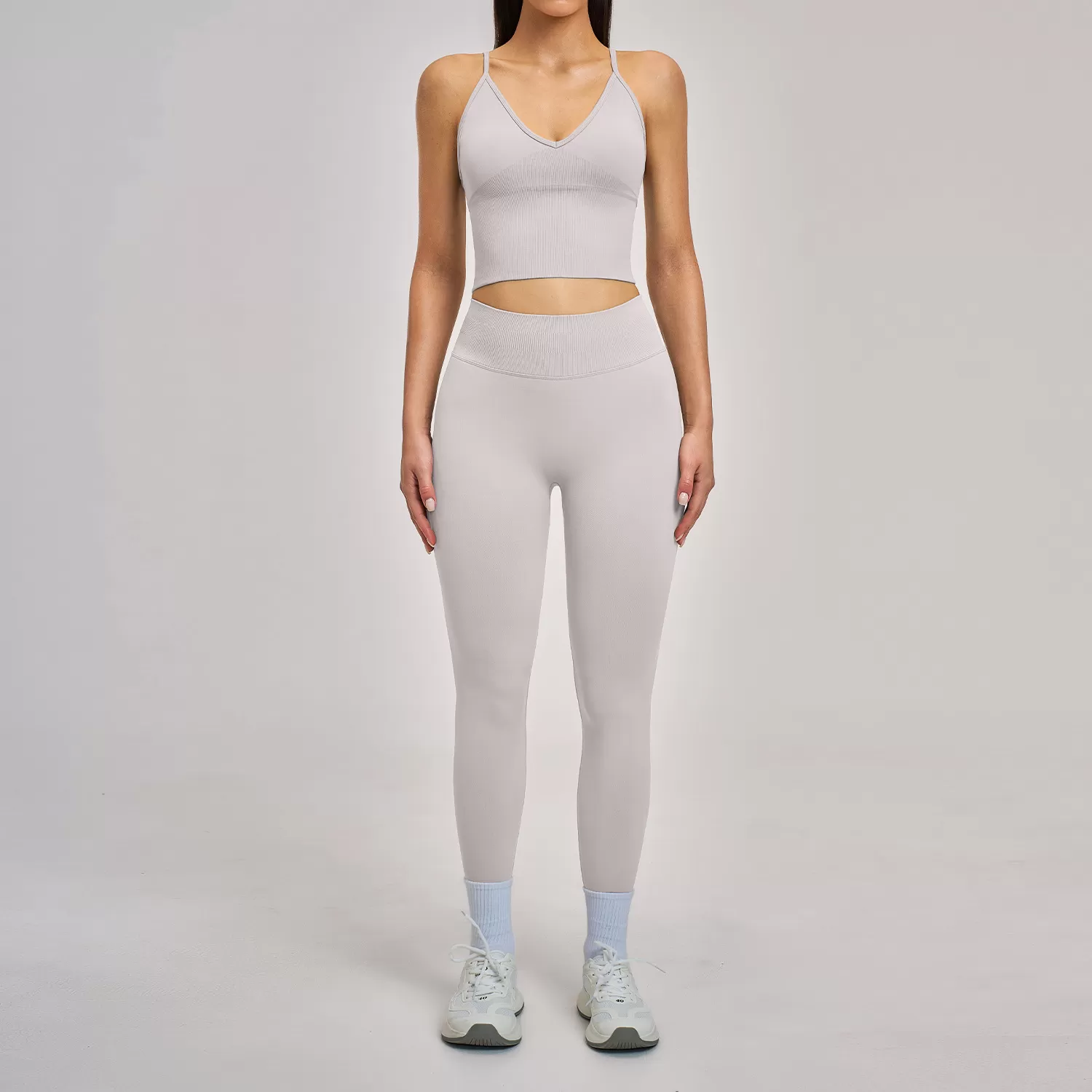 Active Yoga Sets Women Seamless Comfortable Fitness Workout Outfit High Waist Leggings Yoga Set FGBTZ5518