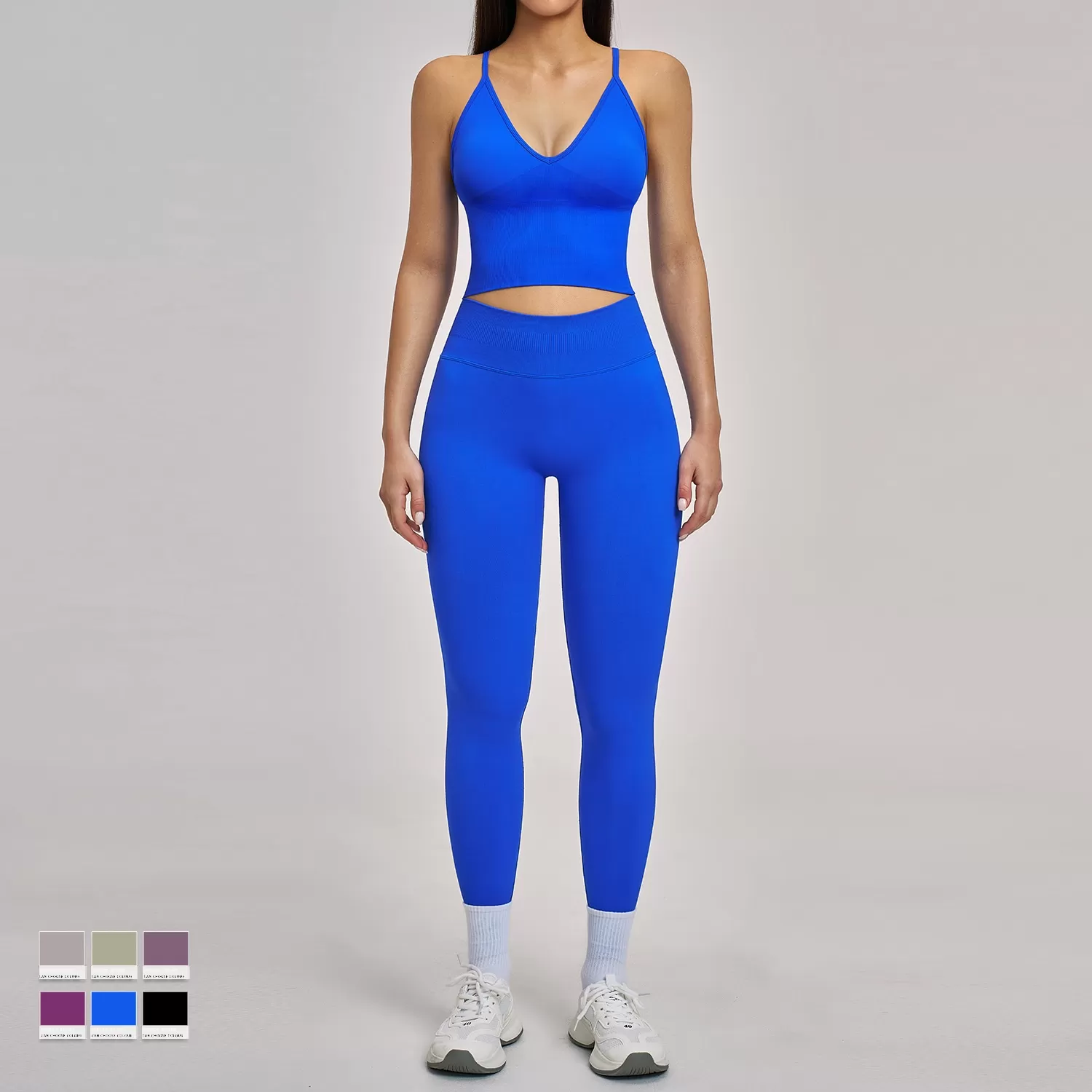 Active Yoga Sets Women Seamless Comfortable Fitness Workout Outfit High Waist Leggings Yoga Set FGBTZ5518
