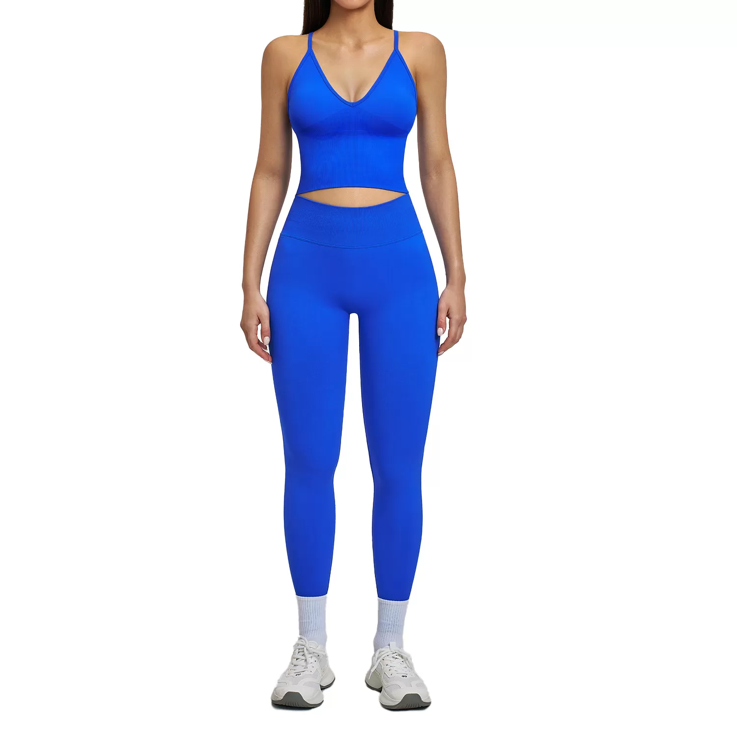 Active Yoga Sets Women Seamless Comfortable Fitness Workout Outfit High Waist Leggings Yoga Set FGBTZ5518