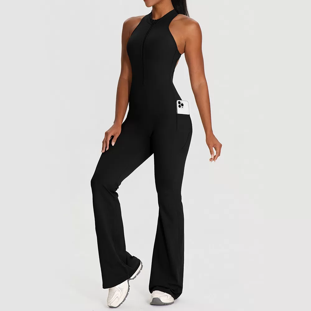 Yoga Clothes Set High Strength Workout Wear Women Gym One Piece Yoga Sports Jumpsuit FGB62105