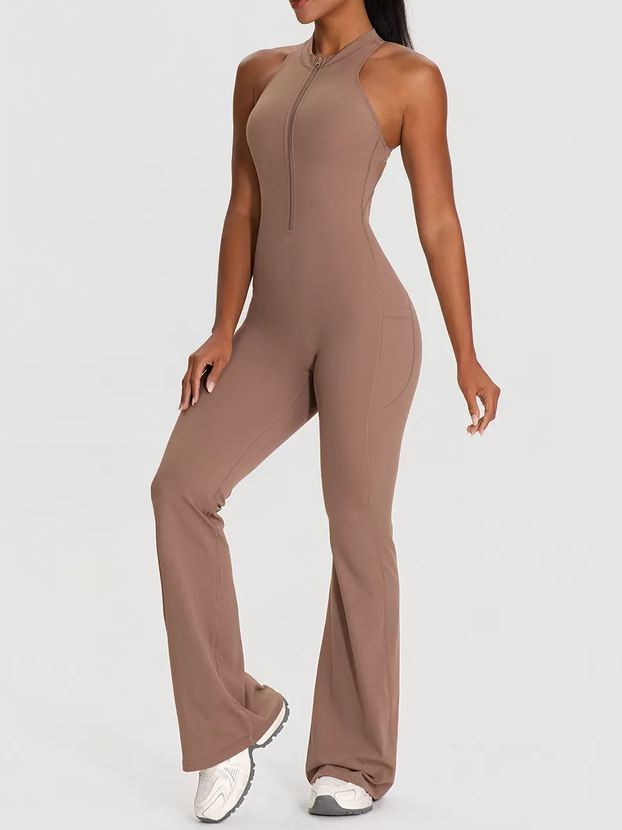 Yoga Clothes Set High Strength Workout Wear Women Gym One Piece Yoga Sports Jumpsuit FGB62105