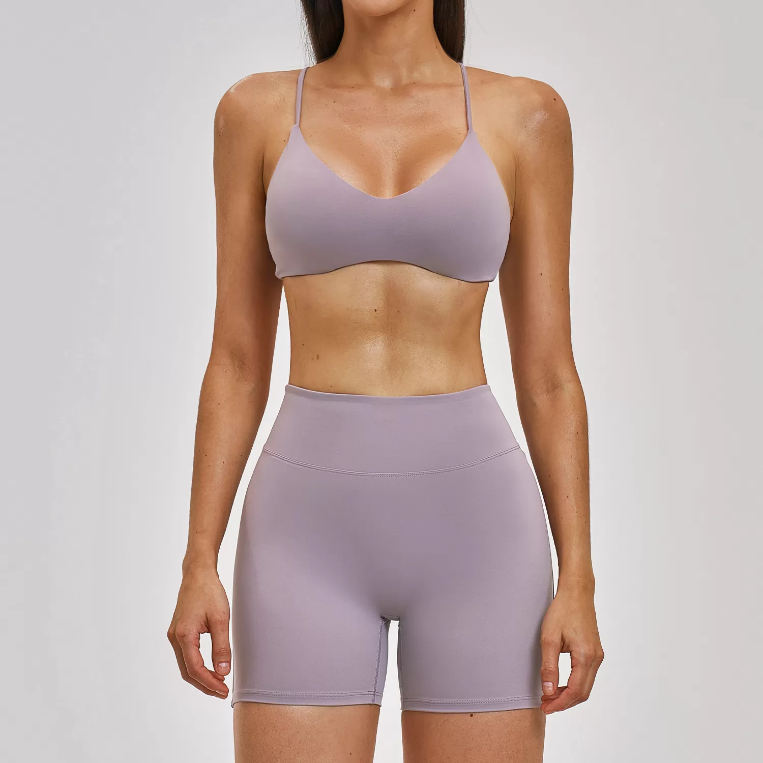 Wholesale Customizable Sports Fitness Yoga Set Colorful Soft Cloth for Exercise FGBTZ2546