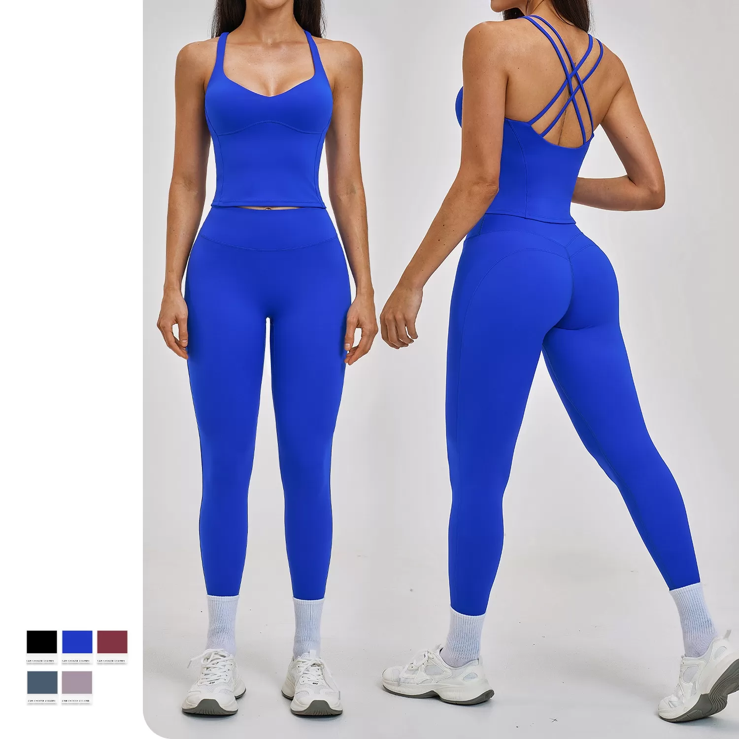 Women Yoga Sets Fitness Sportswear Bra Workout Gym Yoga Sport Bra and Legging Yoga Pants Set FGBTZ2546