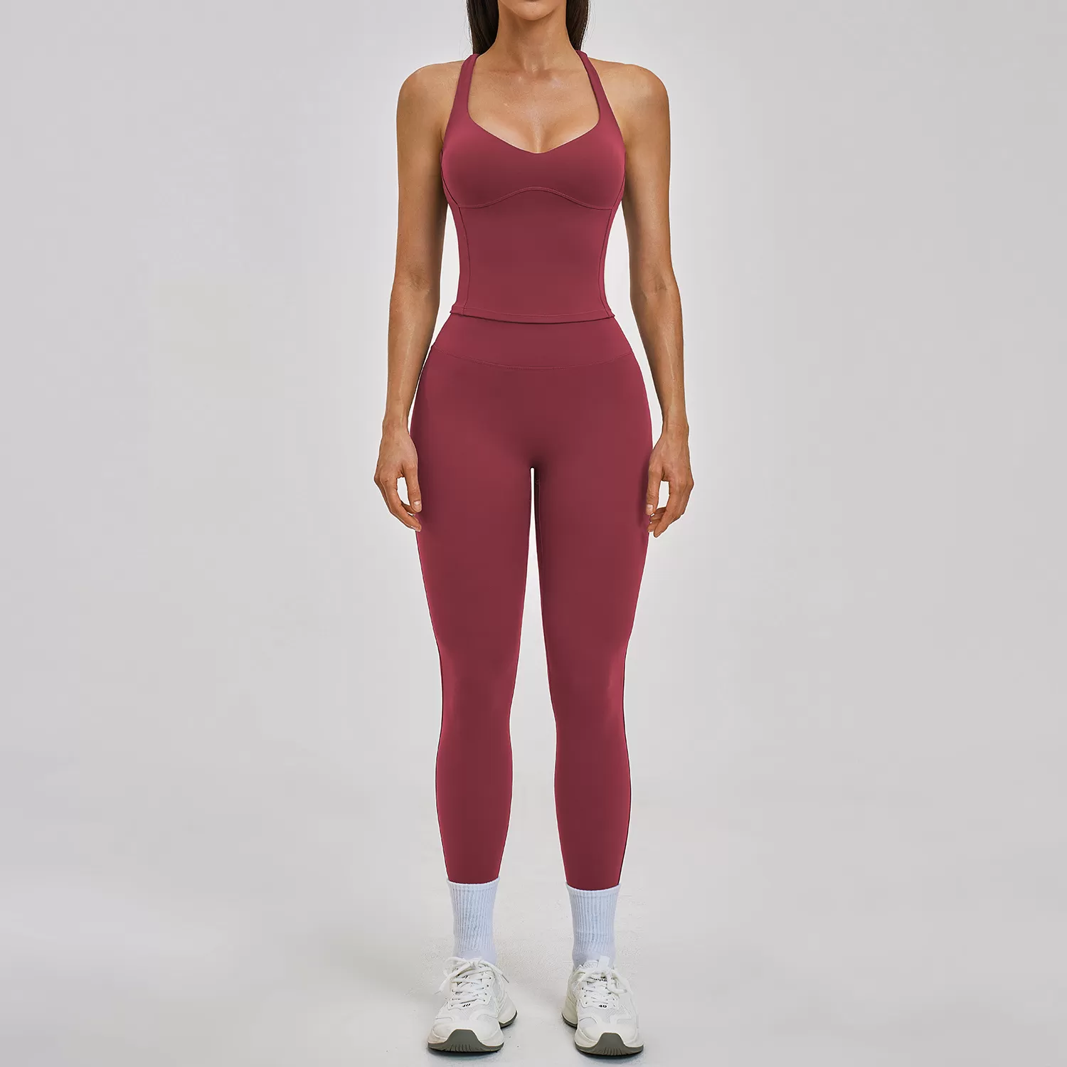 Women Yoga Sets Fitness Sportswear Bra Workout Gym Yoga Sport Bra and Legging Yoga Pants Set FGBTZ2546