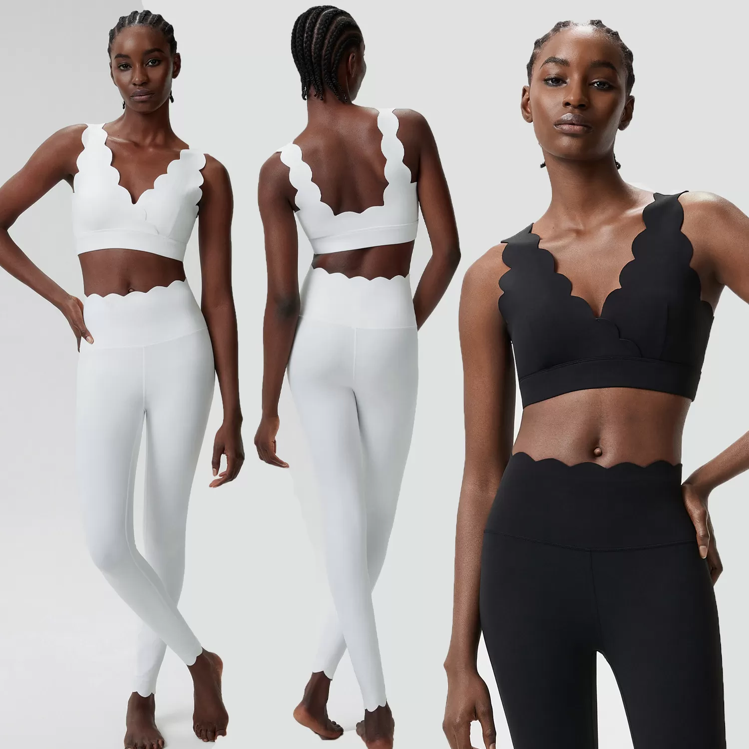 Tights Yoga Sets Fitness Women Sport Outfit Wholesale Sports Clothing Running Wear Leggings Set Women's Gym Clothes Yoga Clothes FGBYB604+LP447