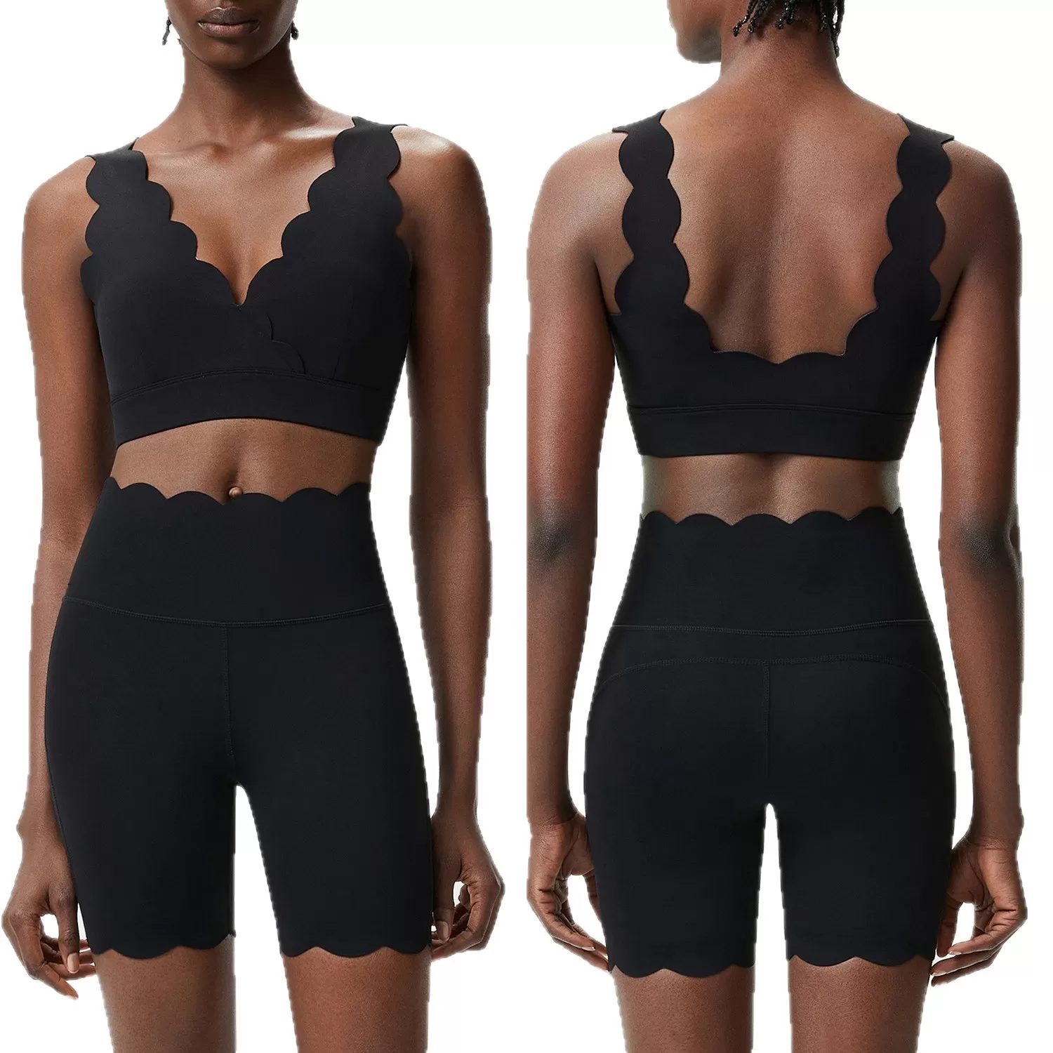 New Style Yoga Set Women Sports High Waist Fitness Workout Gym Sets FGBYB604+LPH456