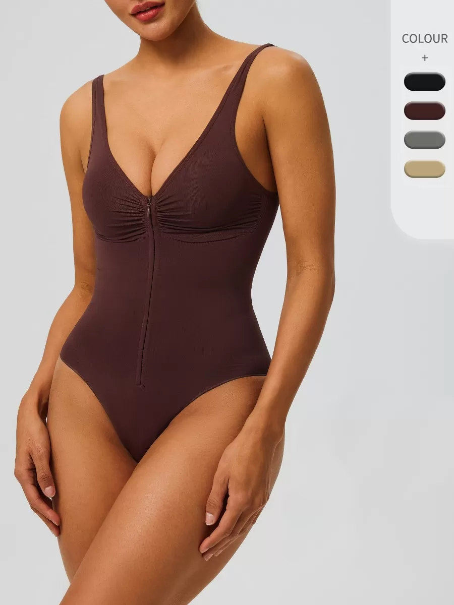 High Quality Breathable Seamless Cami Backless Bodysuit for Women Thong Shapers Slimming Sculpting Shapewear FGB52162