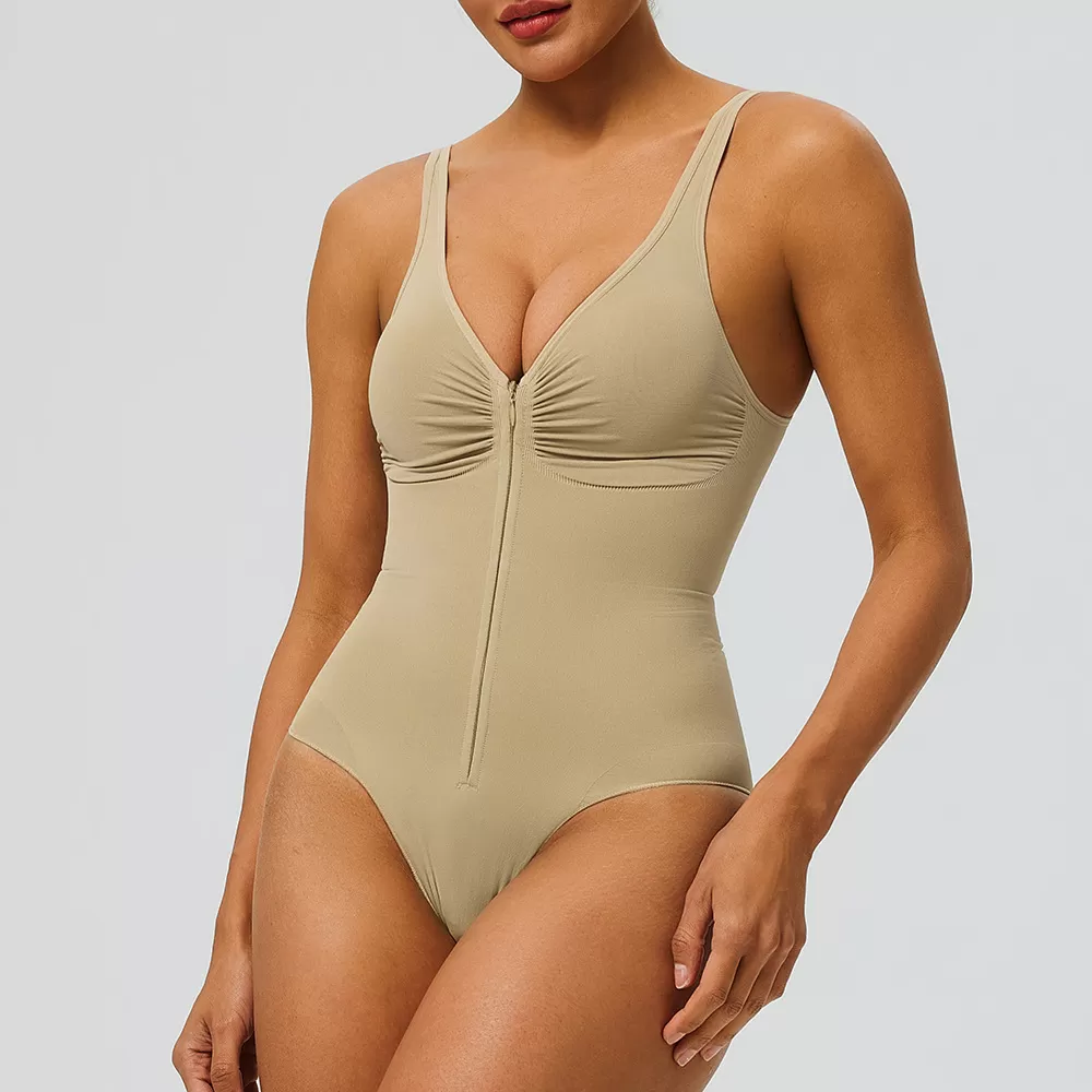 High Quality Breathable Seamless Cami Backless Bodysuit for Women Thong Shapers Slimming Sculpting Shapewear FGB52162